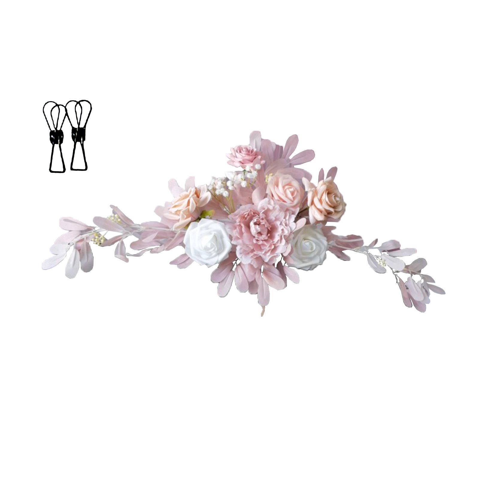 Wedding Party Welcome Sign Flower Decoration - Image 1