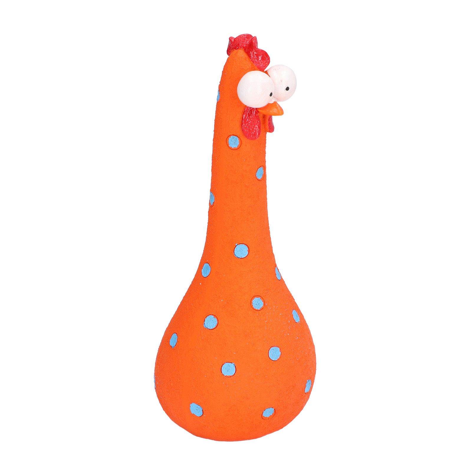 Chicken Statue Long Neck Microlandschaft Hand Crafted Resin Animal Garden Statues for Garden Yard Art DecorationOrange - Image 2
