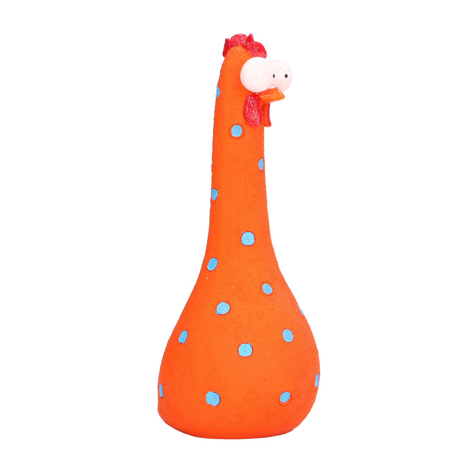 Chicken Statue Long Neck Microlandschaft Hand Crafted Resin Animal Garden Statues for Garden Yard Art DecorationOrange - Image 5