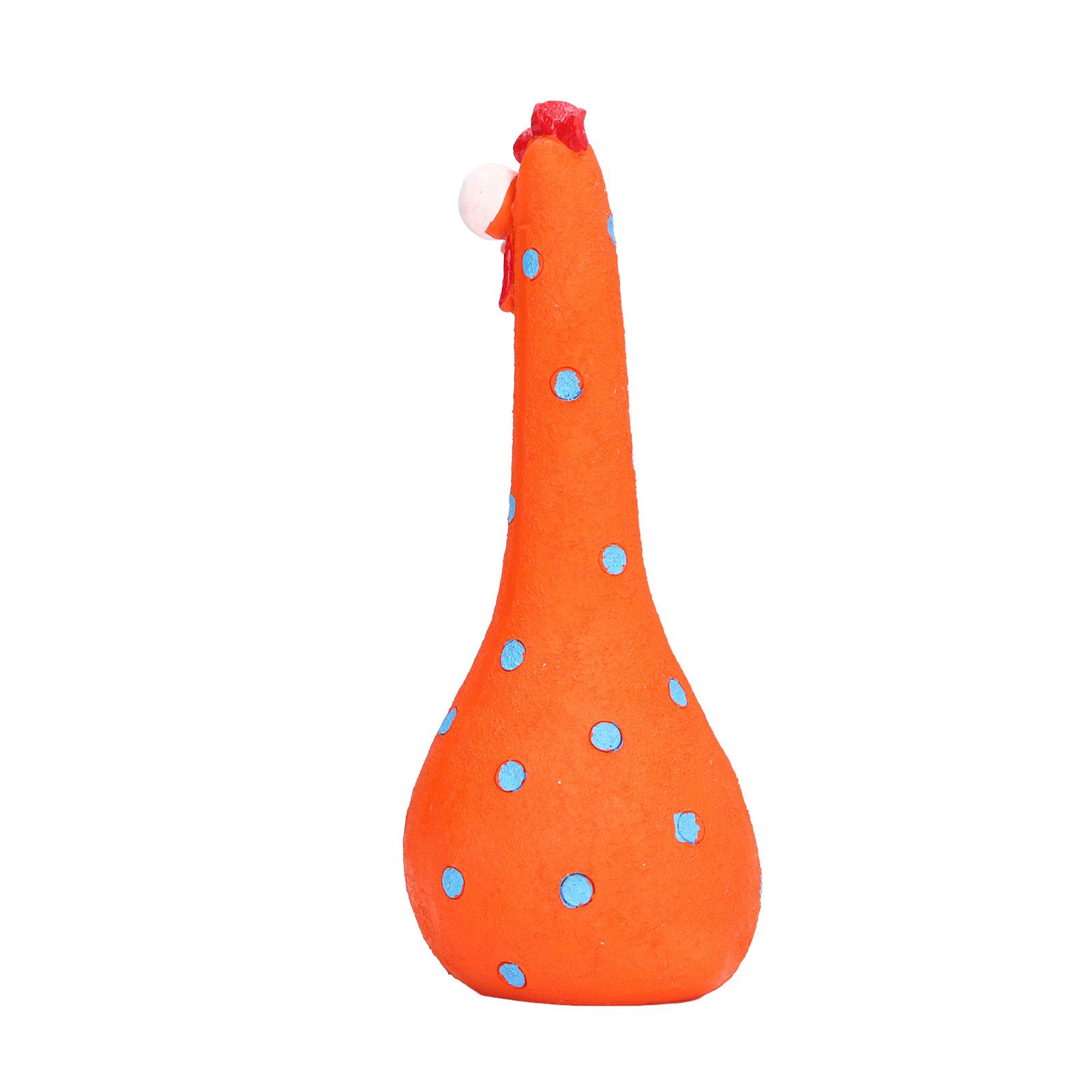 Chicken Statue Long Neck Microlandschaft Hand Crafted Resin Animal Garden Statues for Garden Yard Art DecorationOrange - Image 6