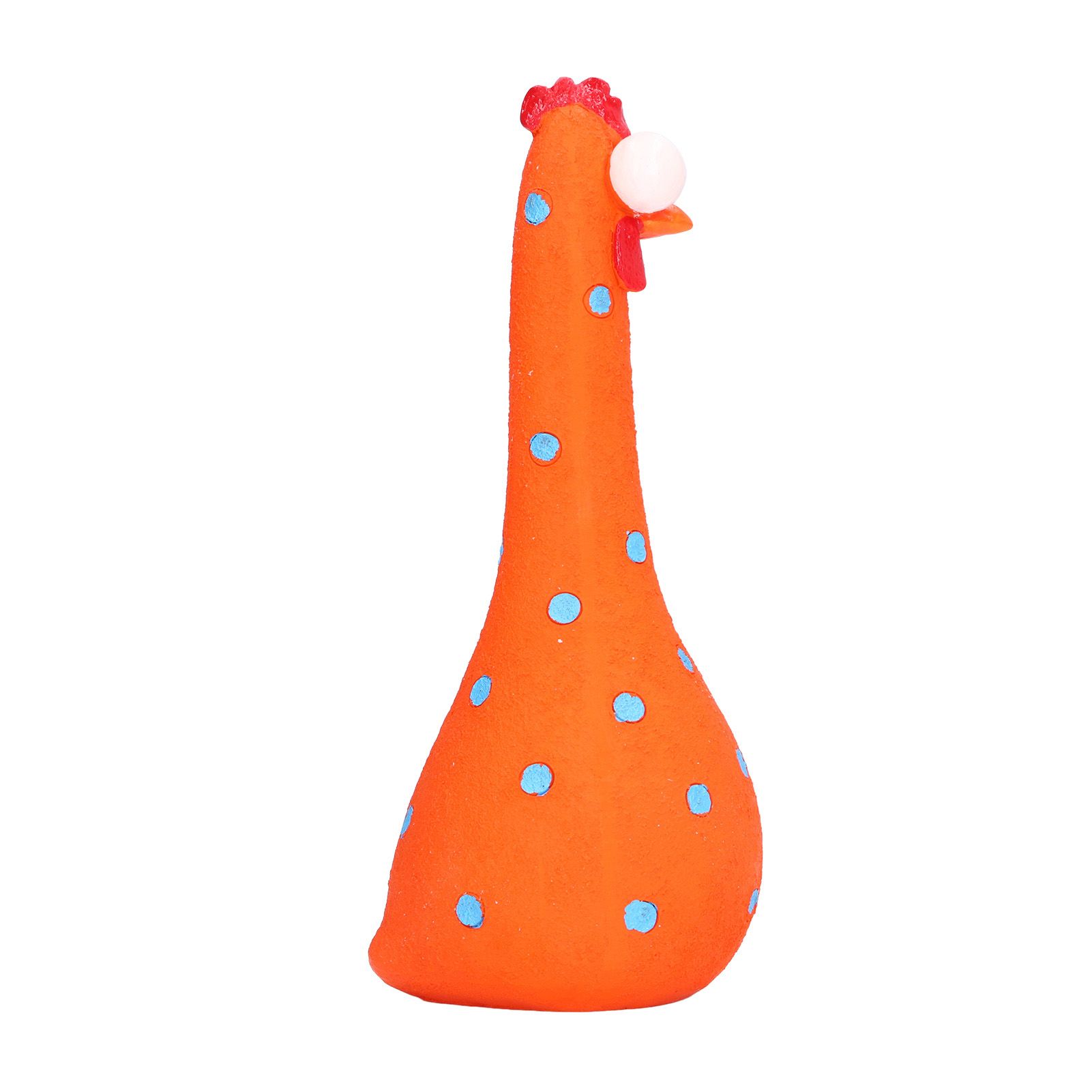 Chicken Statue Long Neck Microlandschaft Hand Crafted Resin Animal Garden Statues for Garden Yard Art DecorationOrange - Image 7