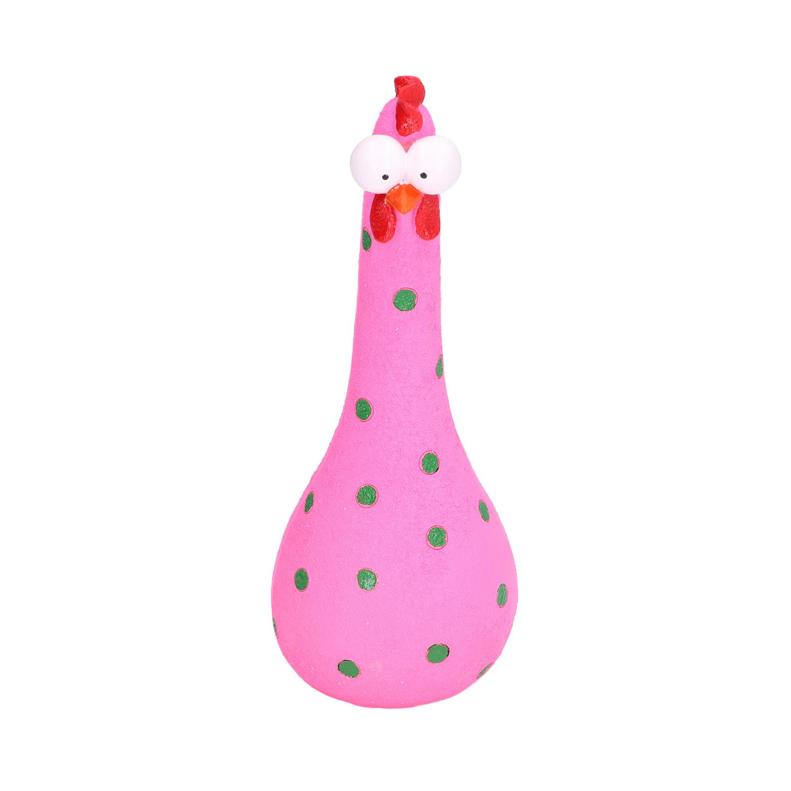 Chicken Statue Long Neck Microlandschaft Hand Crafted Resin Animal Garden Statues for Garden Yard Art DecorationPink - Image 6