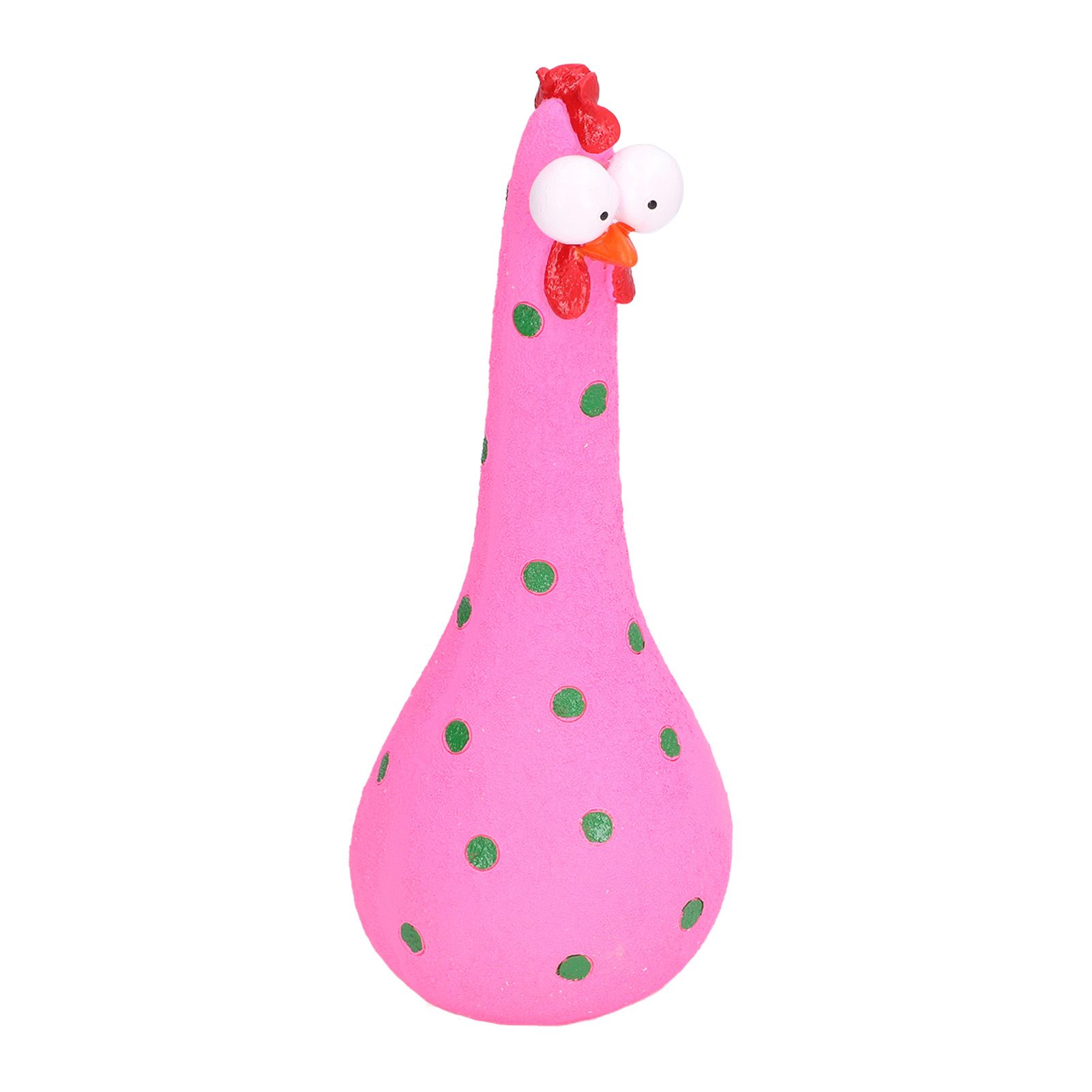 Chicken Statue Long Neck Microlandschaft Hand Crafted Resin Animal Garden Statues for Garden Yard Art DecorationPink - Image 7