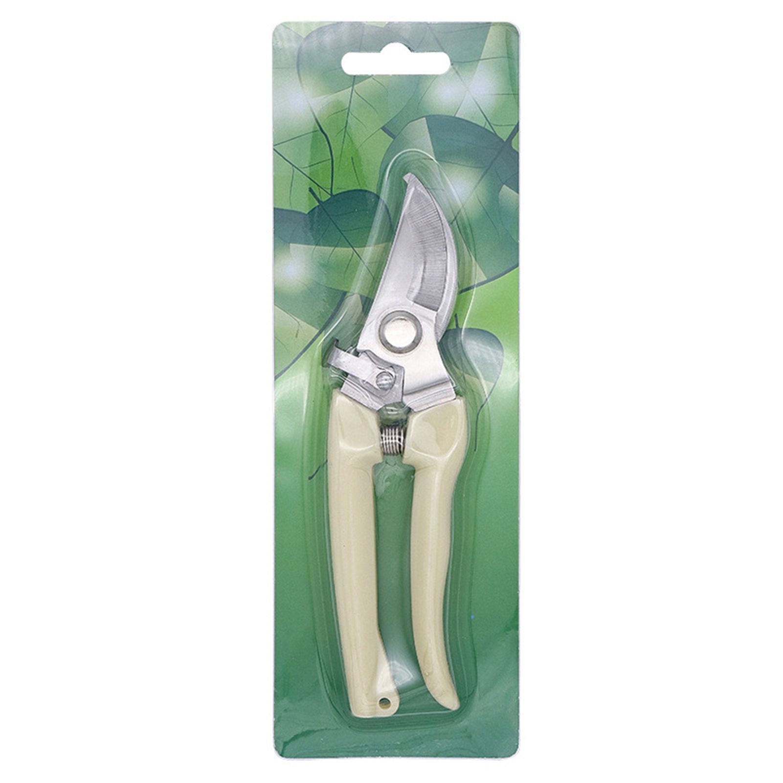 Garden Shears Stainless Steel High Hardness Elastic Spring Effort Saving Safe Lock High Sharpness Garden ScissorsBeak - Image 1