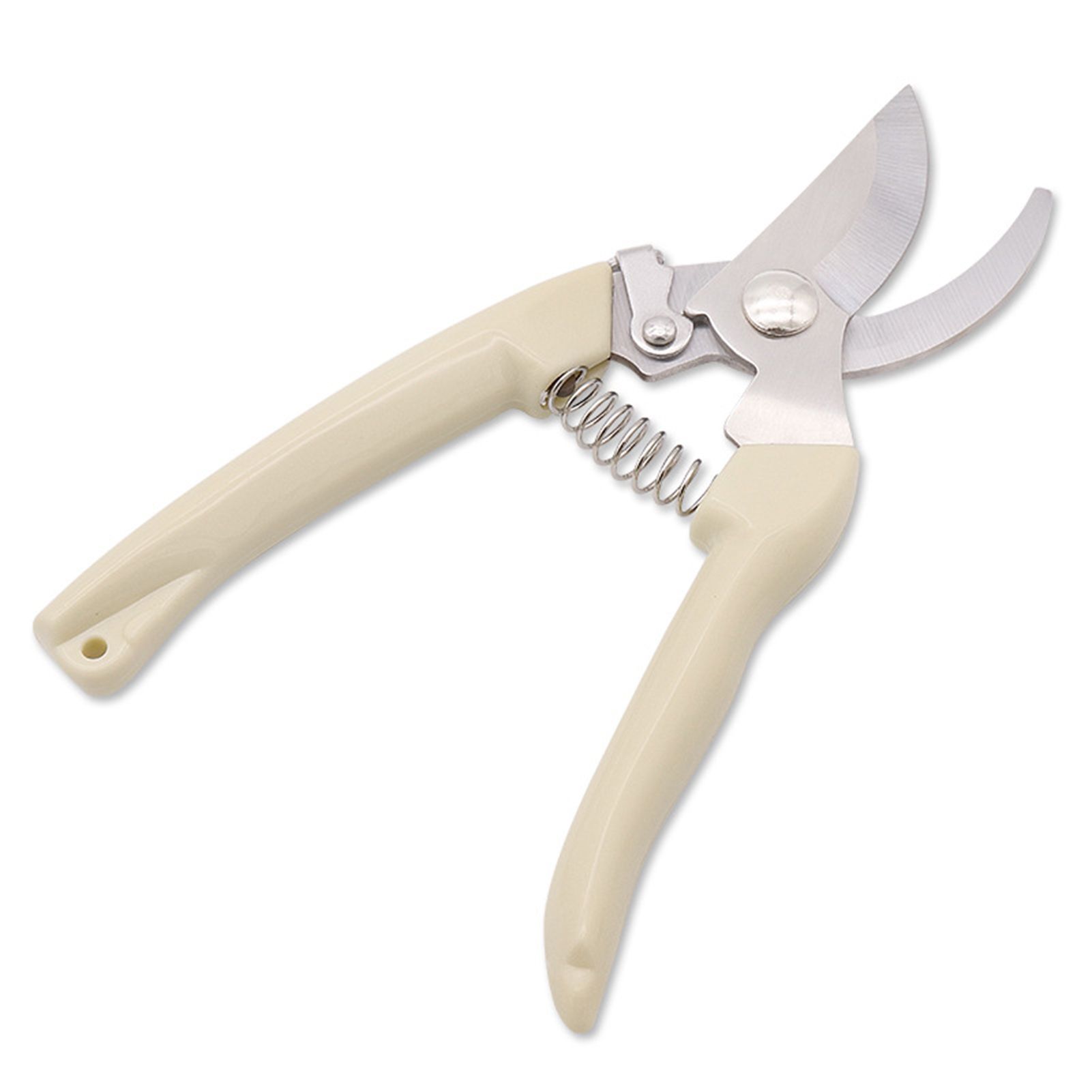 Garden Shears Stainless Steel High Hardness Elastic Spring Effort Saving Safe Lock High Sharpness Garden ScissorsBeak - Image 2
