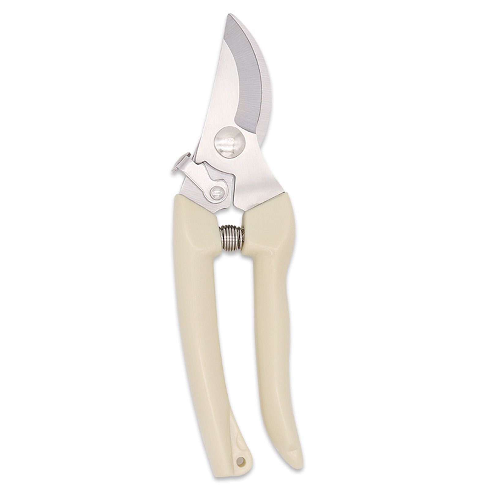 Garden Shears Stainless Steel High Hardness Elastic Spring Effort Saving Safe Lock High Sharpness Garden ScissorsBeak - Image 3