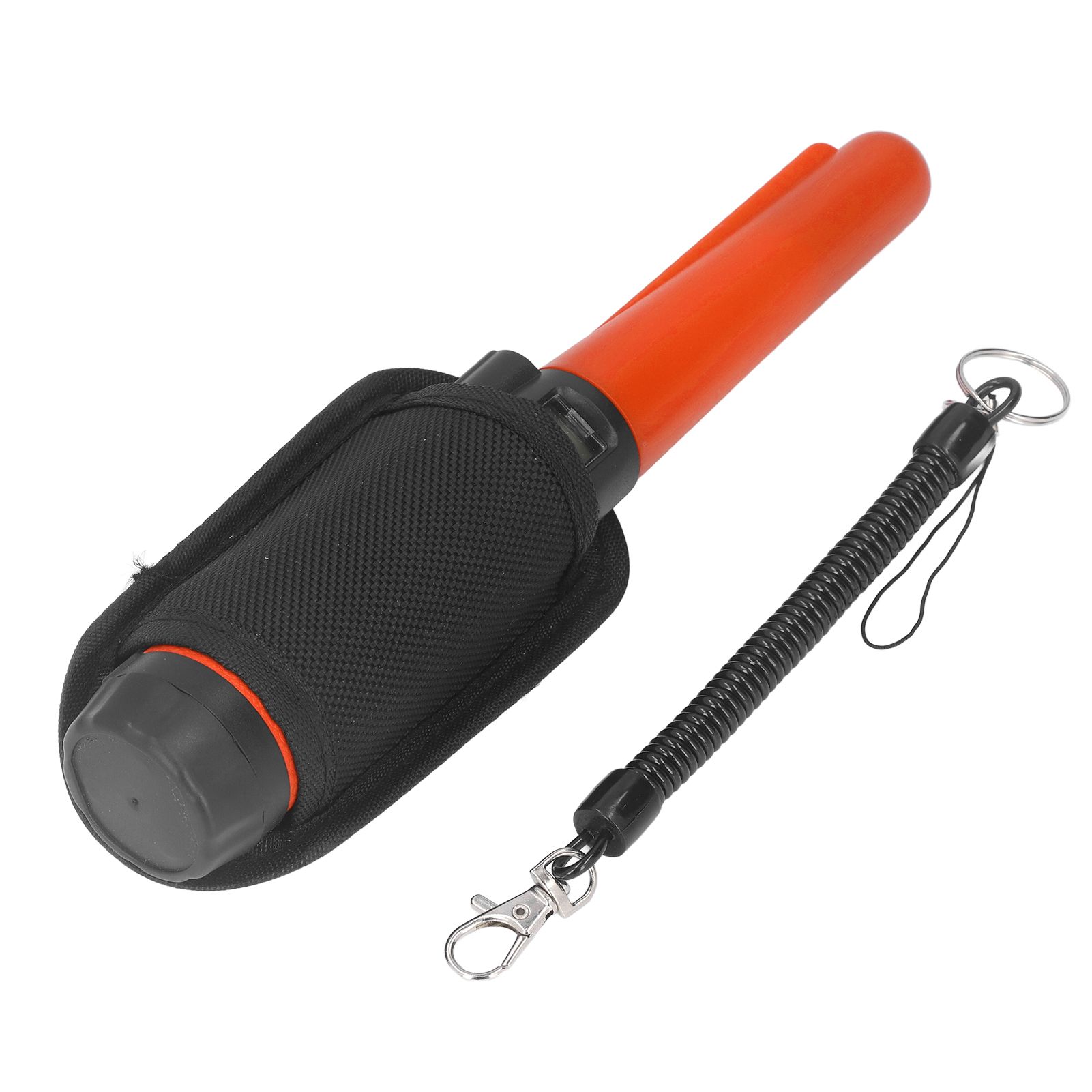 Metal Detector Professional High Sensitivity Portable Handheld Metal Detector with LCD Display Flashlight Function Orange - Image 4