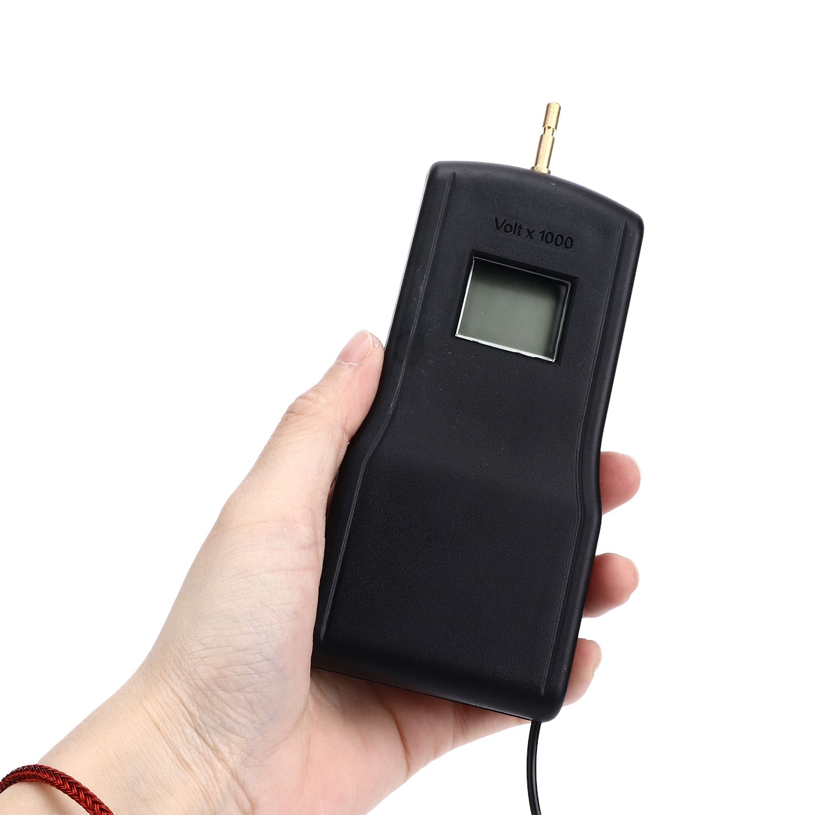 15KV LCD Electric Fence Voltage Tester Portable Electric Fence Digital Voltmeter for Farm Garden MLD‑004B Black Black - Image 2