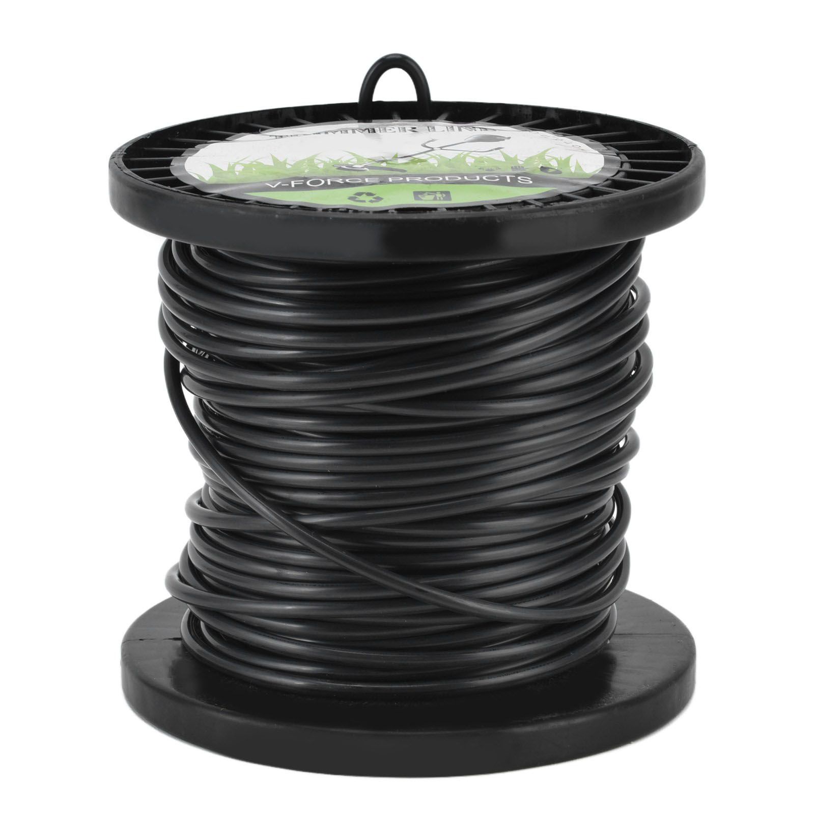 Round String Trimmer Line for Husqvarna 3.3mm Black High Cutting Efficiency Trimmer Line for Most Lawn Mowers Farm 30m - Image 3