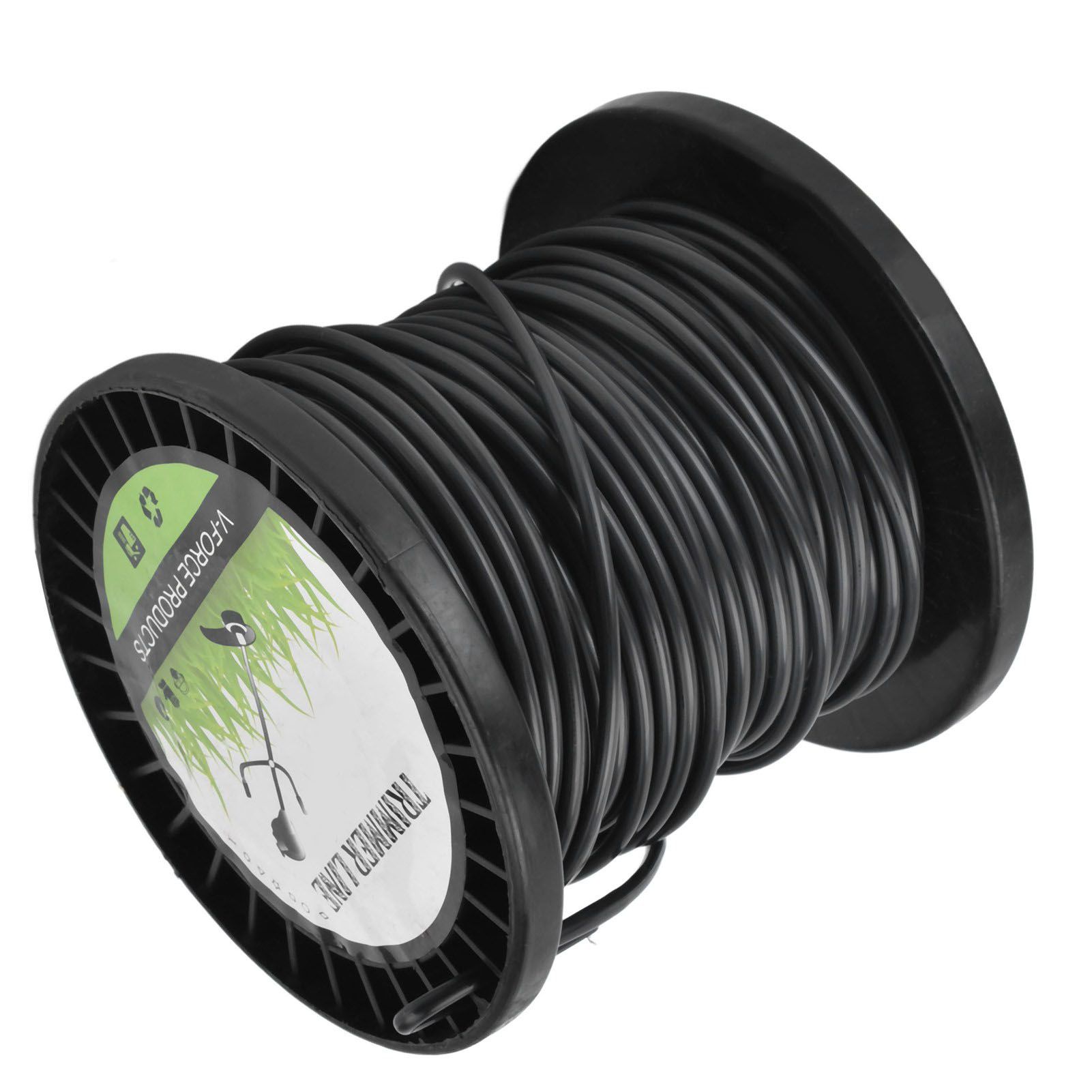 Round String Trimmer Line for Husqvarna 3.3mm Black High Cutting Efficiency Trimmer Line for Most Lawn Mowers Farm 30m - Image 7