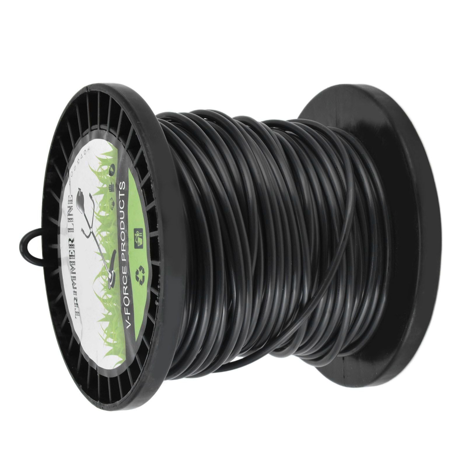 Round String Trimmer Line for Husqvarna 3.3mm Black High Cutting Efficiency Trimmer Line for Most Lawn Mowers Farm 30m - Image 8