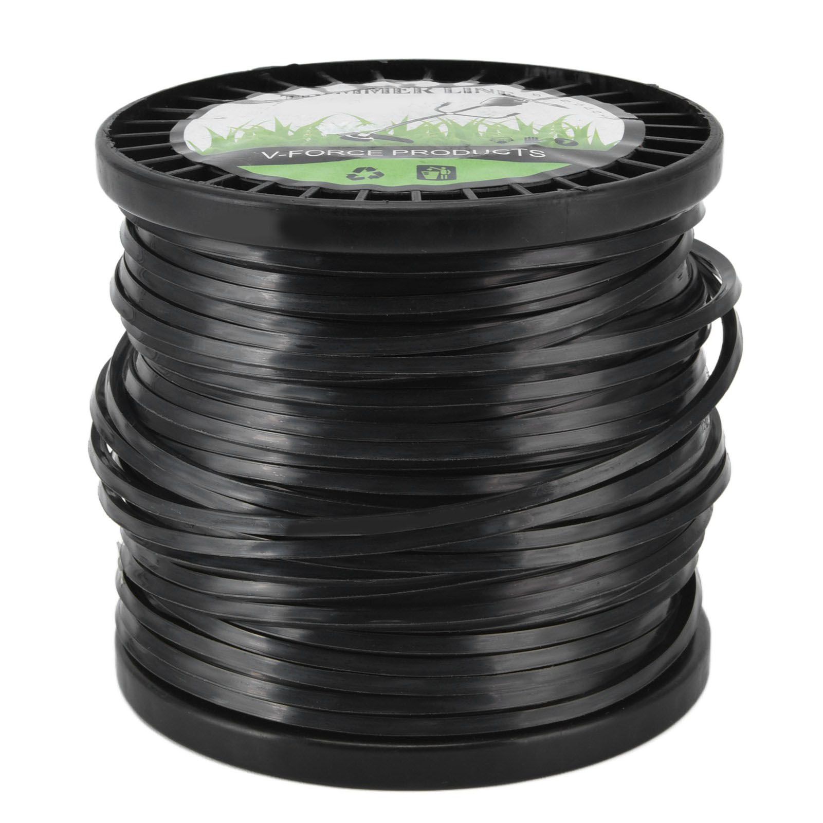 Round String Trimmer Line for Husqvarna 3.3mm Black High Cutting Efficiency Trimmer Line for Most Lawn Mowers Farm 50m - Image 2