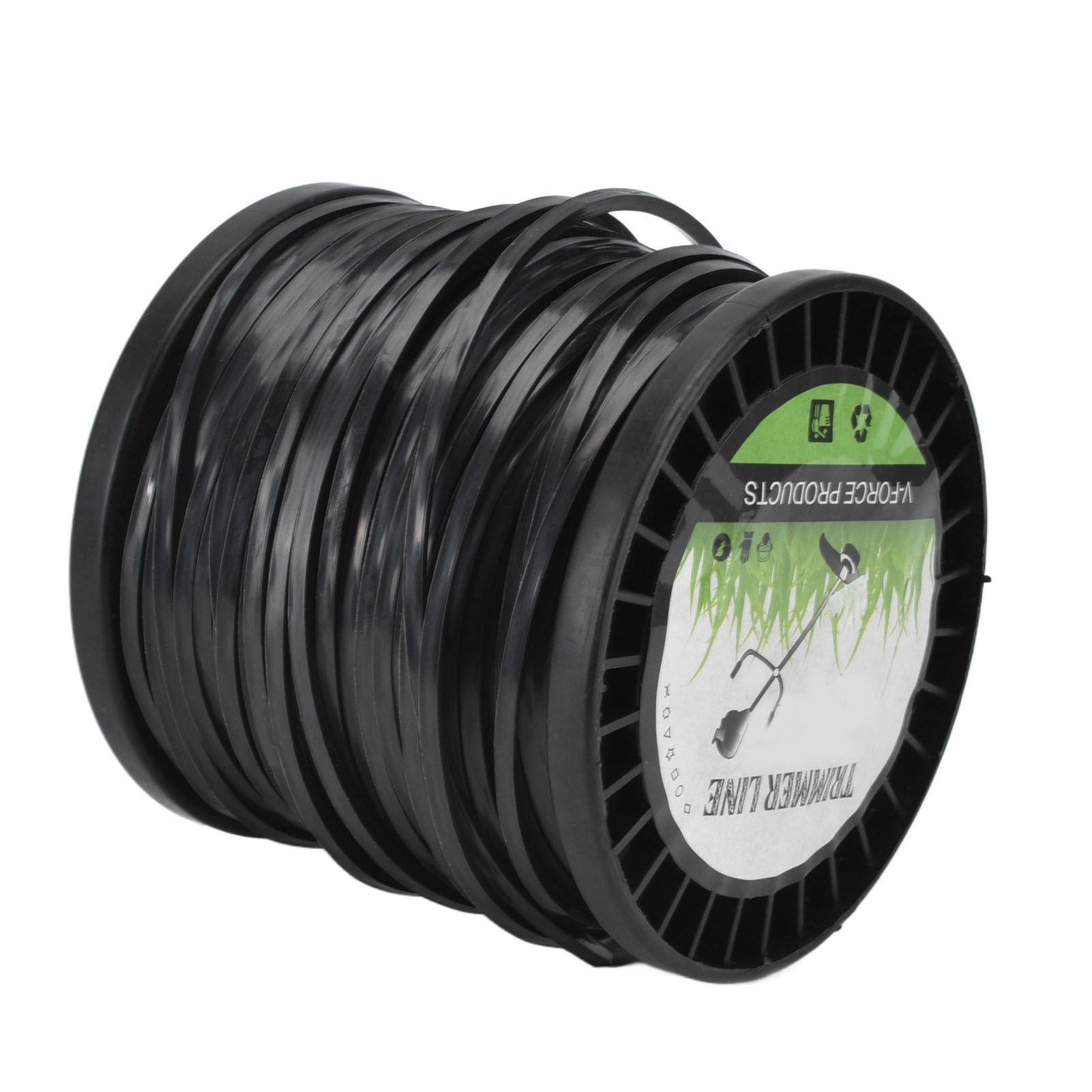 Round String Trimmer Line for Husqvarna 3.3mm Black High Cutting Efficiency Trimmer Line for Most Lawn Mowers Farm 50m - Image 4