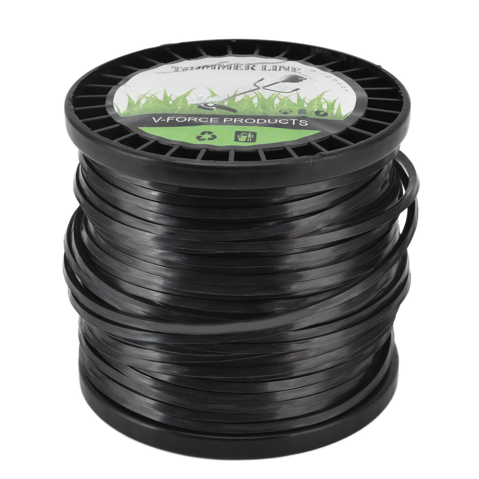 Round String Trimmer Line for Husqvarna 3.3mm Black High Cutting Efficiency Trimmer Line for Most Lawn Mowers Farm 50m - Image 5
