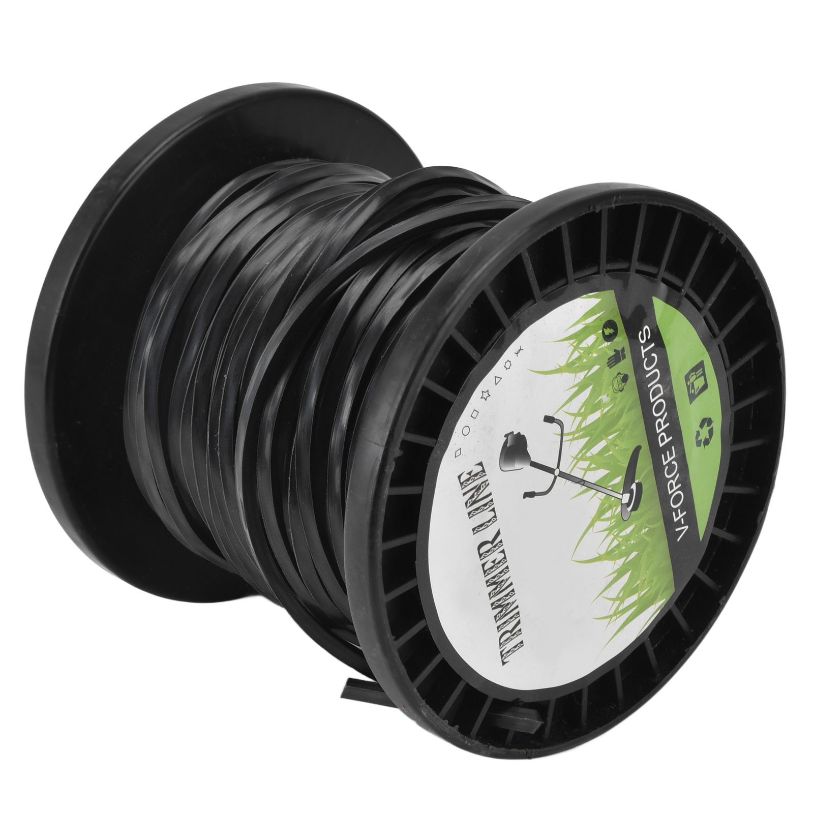 3.3mm String Trimmer Line High Cutting Efficiency Low Noise Quadrate Black Trimmer Line for Most Lawn Mowers Farm 30m - Image 8