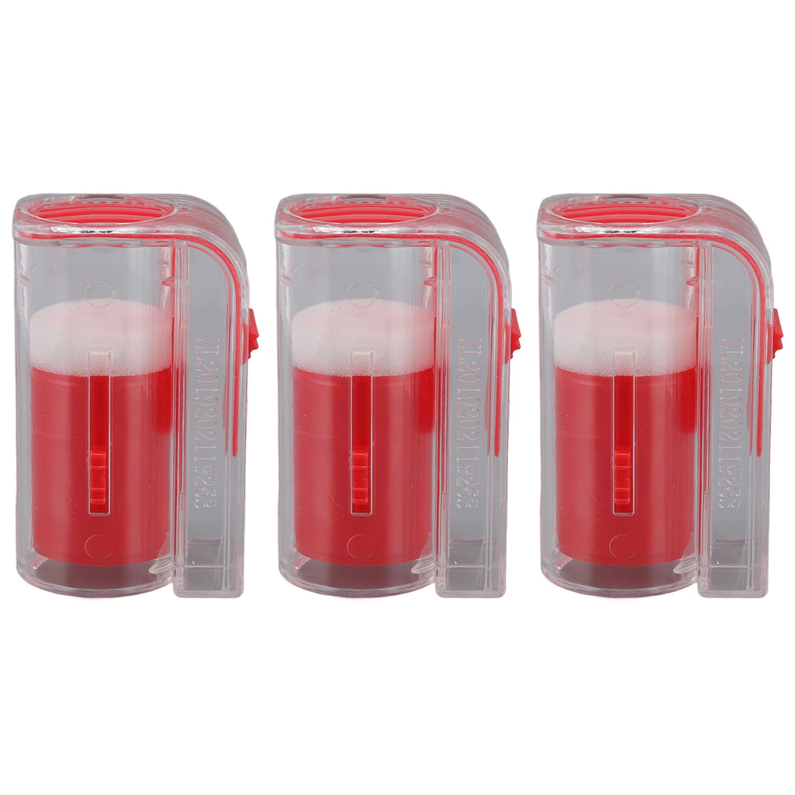 3Pcs Queen Bee Marking Cage Catcher Plastic One Handed Bee Queen Marker Bottle Beekeeping Tools for Beekeepers Red - Image 1