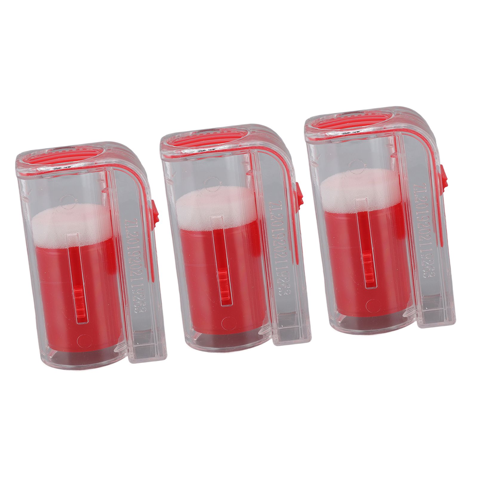 3Pcs Queen Bee Marking Cage Catcher Plastic One Handed Bee Queen Marker Bottle Beekeeping Tools for Beekeepers Red - Image 3