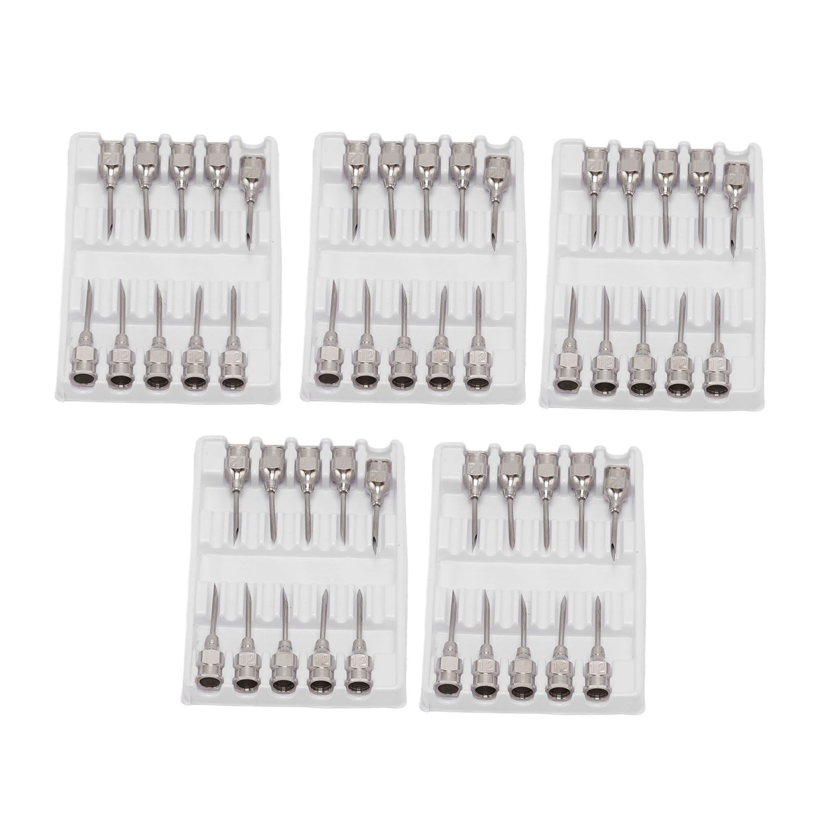 Poultry Injection Needles Stainless Steel Bovine Pig Injection Needle Cow Pig Injection Needle Accessories 12x15mm / 0.5x0.6in - Image 2