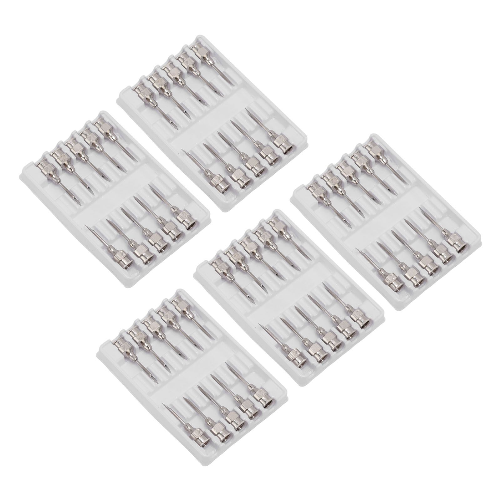 Poultry Injection Needles Stainless Steel Bovine Pig Injection Needle Cow Pig Injection Needle Accessories 12x15mm / 0.5x0.6in - Image 3