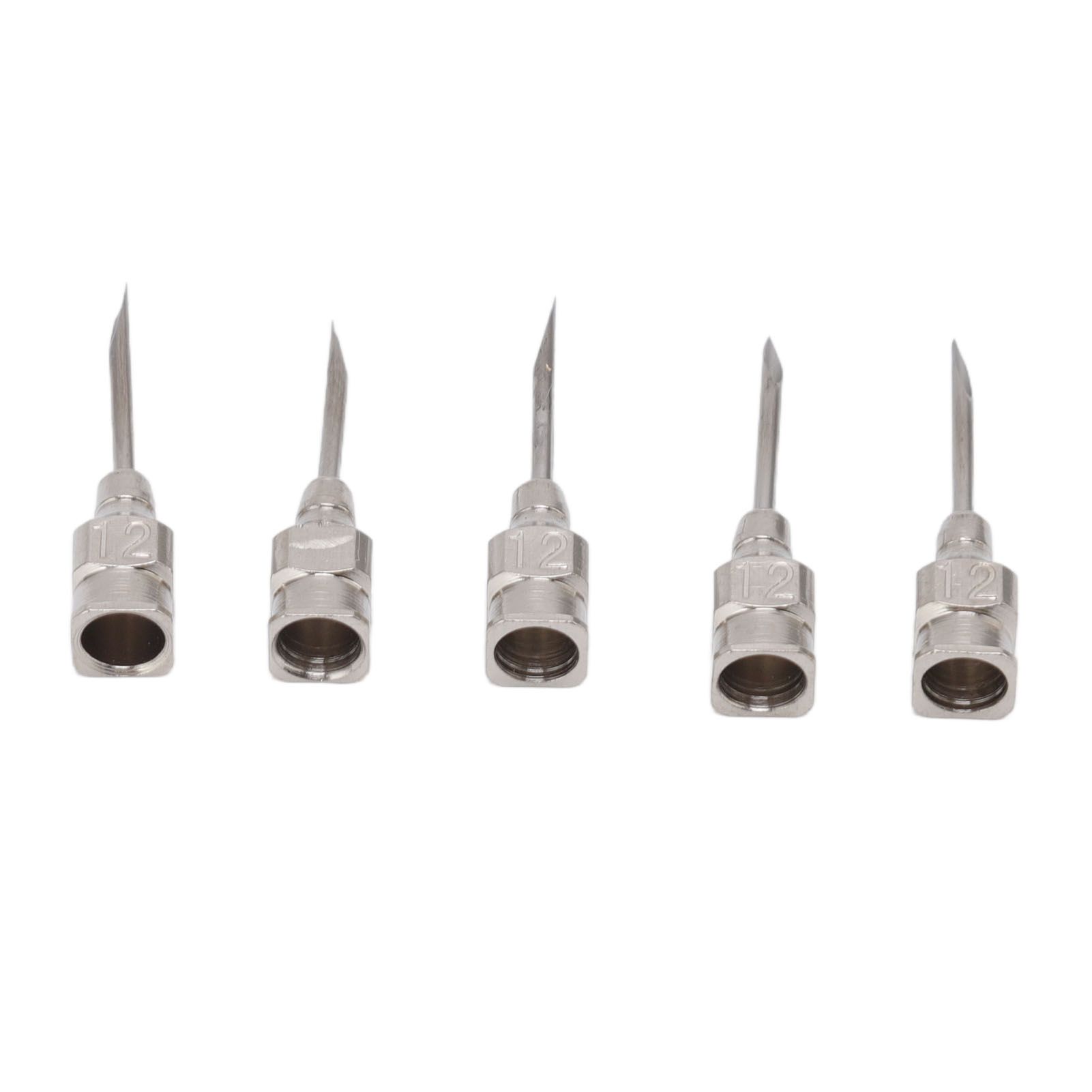 Poultry Injection Needles Stainless Steel Bovine Pig Injection Needle Cow Pig Injection Needle Accessories 12x15mm / 0.5x0.6in - Image 7