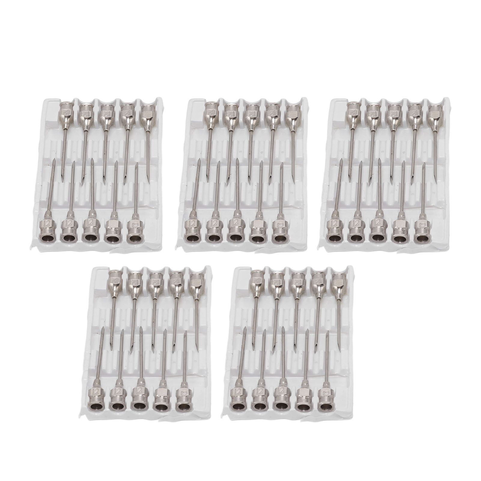 Poultry Injection Needles Stainless Steel Bovine Pig Injection Needle Cow Pig Injection Needle Accessories 12x25mm / 0.5x1.0in - Image 2