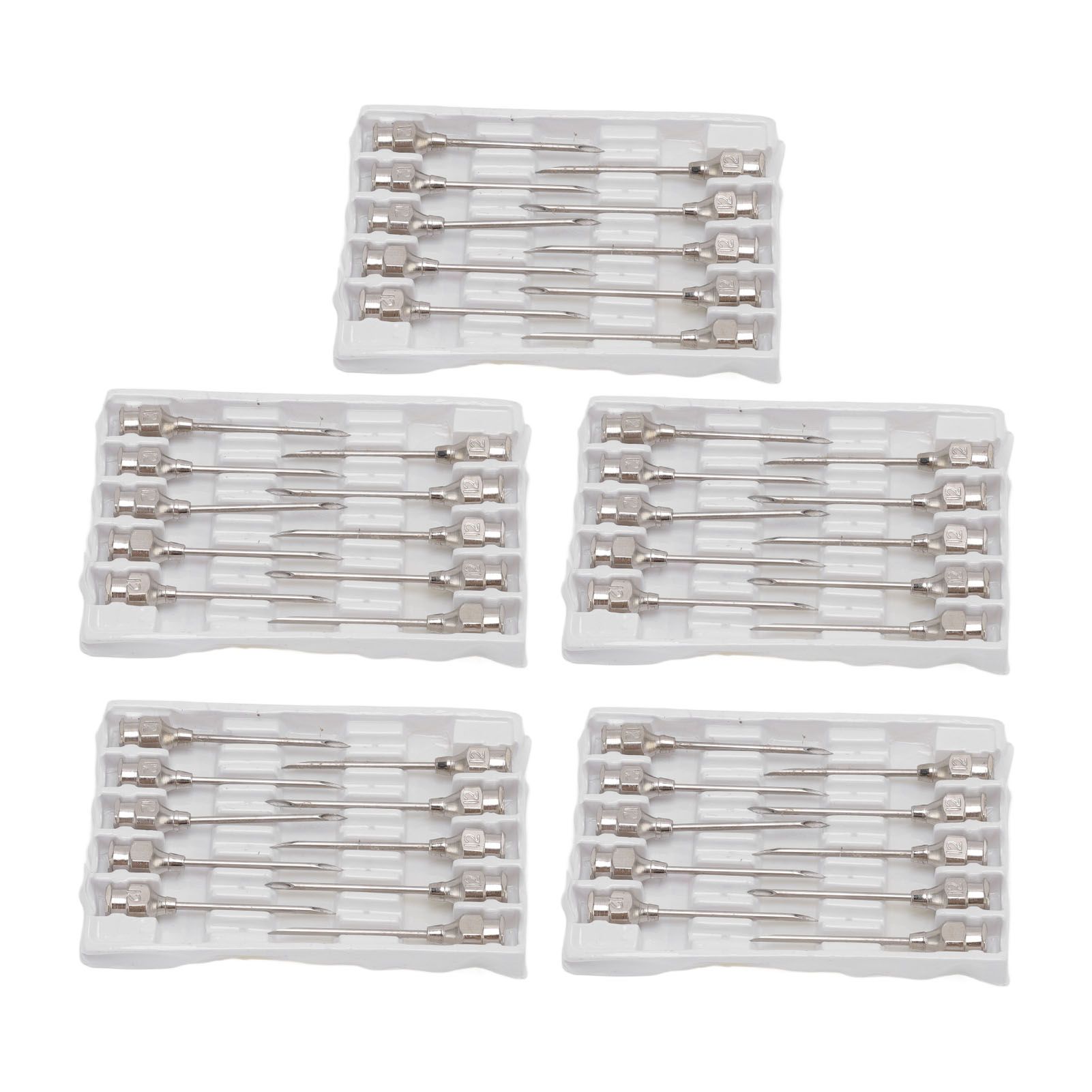 Poultry Injection Needles Stainless Steel Bovine Pig Injection Needle Cow Pig Injection Needle Accessories 12x25mm / 0.5x1.0in - Image 3