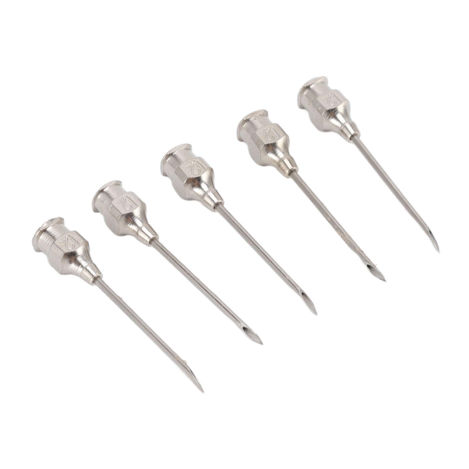 Poultry Injection Needles Stainless Steel Bovine Pig Injection Needle Cow Pig Injection Needle Accessories 12x25mm / 0.5x1.0in - Image 8
