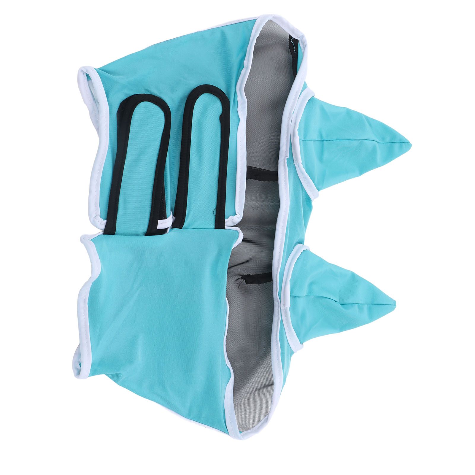 Horse Fly Mask Breathable Comfortable Soft Fine Mesh Design Horse Face Mask Horse Supplies with Ears Blue - Image 3