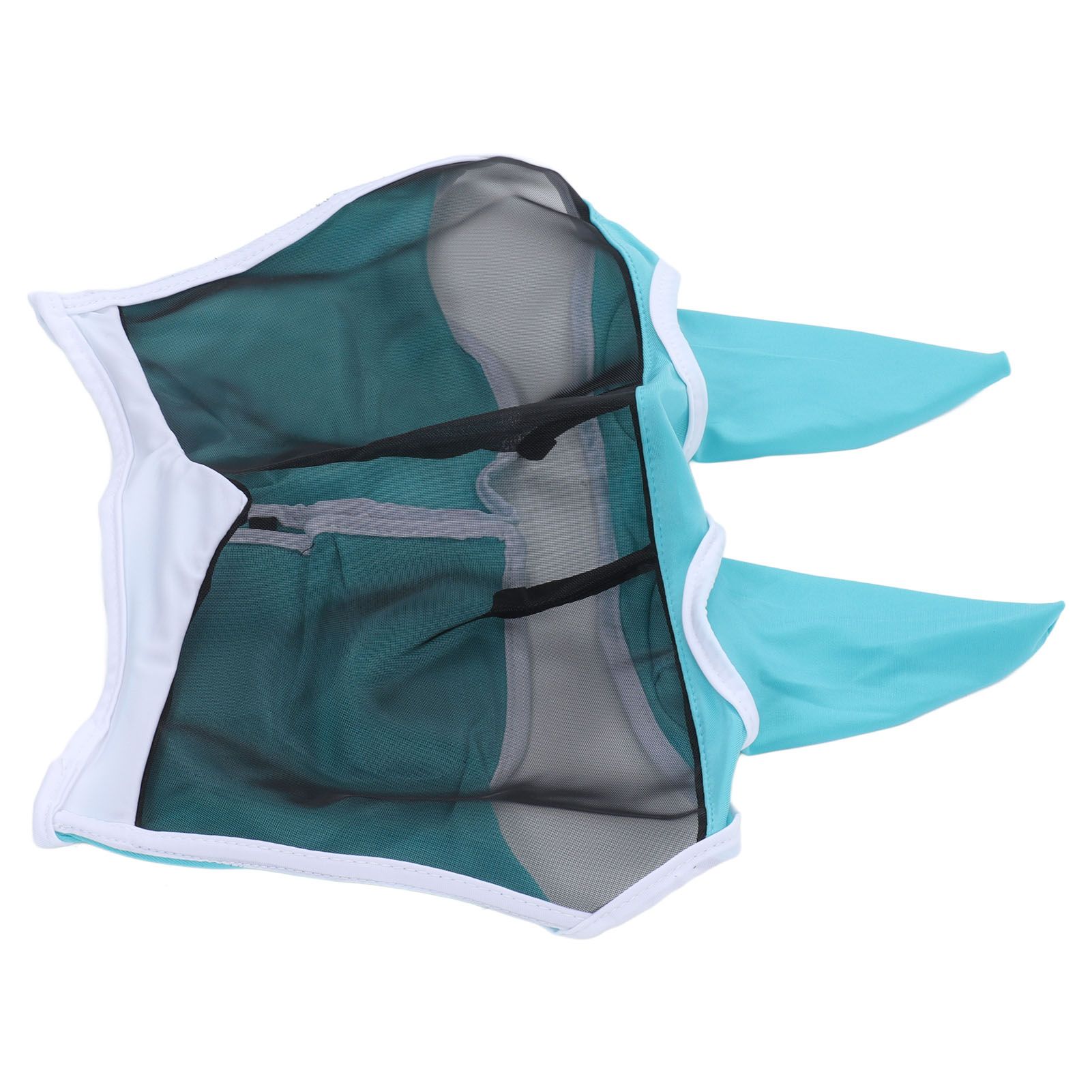 Horse Fly Mask Breathable Comfortable Soft Fine Mesh Design Horse Face Mask Horse Supplies with Ears Blue - Image 6