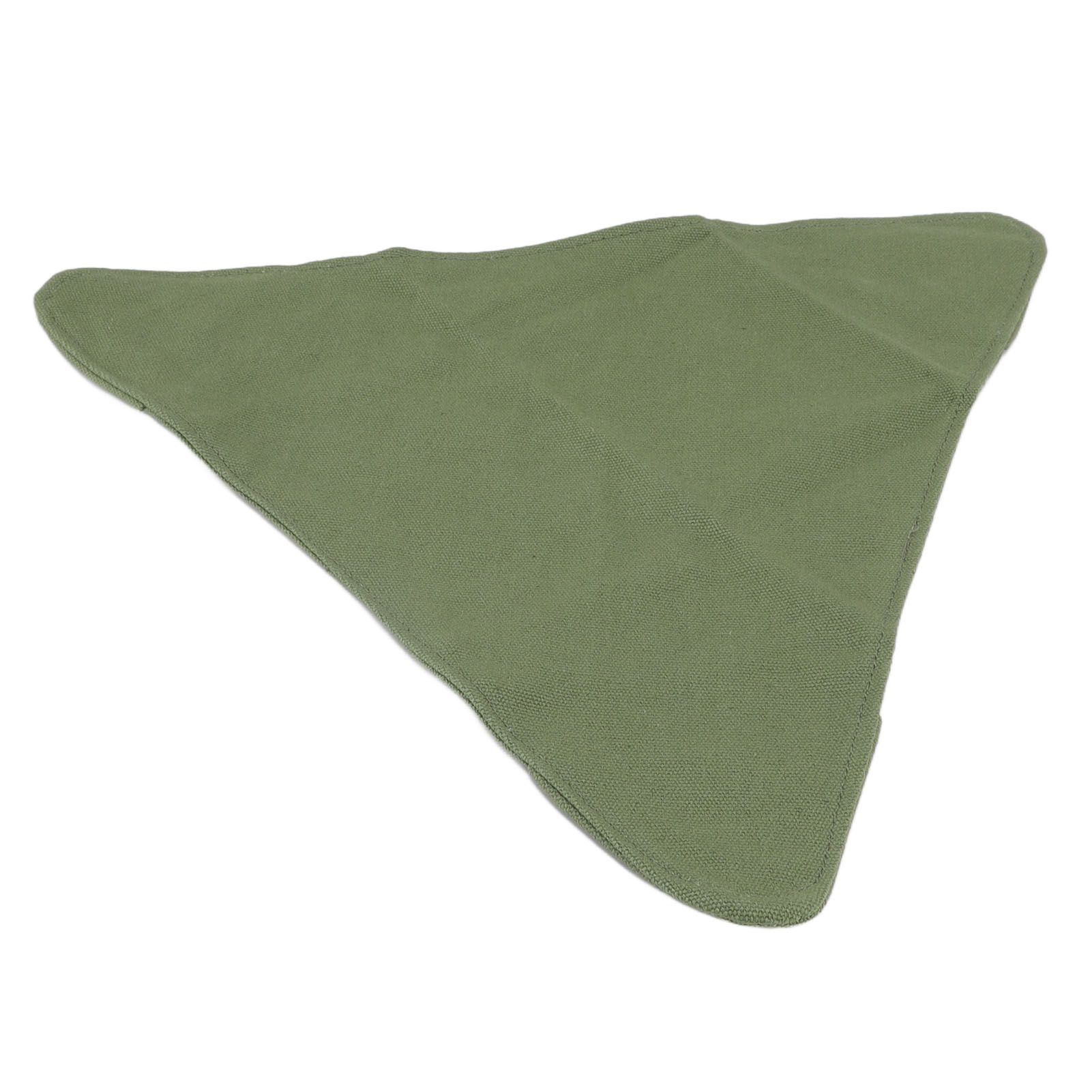 Tripod Stool Cloth Portable Foldable Triangle Stool Cloth Handcraft Anti Scratch Canvas Camping Stool Cloth for Fishing Military Green - Image 5