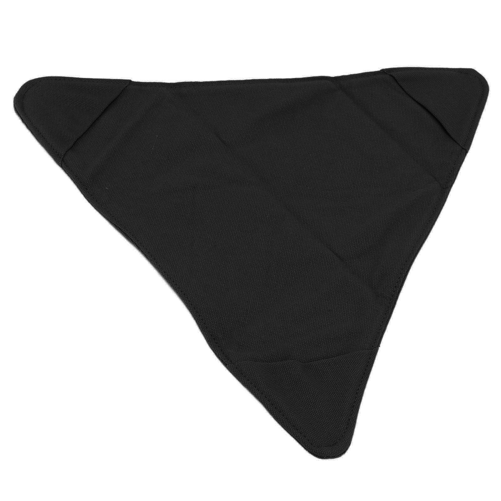 Tripod Stool Cloth Portable Foldable Triangle Stool Cloth Handcraft Anti Scratch Canvas Camping Stool Cloth for Fishing Black - Image 8