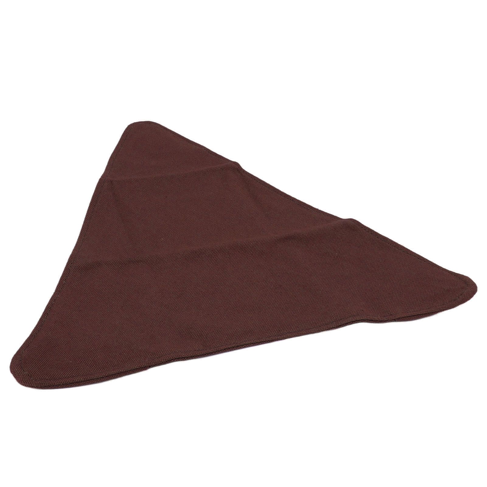 Tripod Stool Cloth Portable Foldable Triangle Stool Cloth Handcraft Anti Scratch Canvas Camping Stool Cloth for Fishing Brown - Image 5