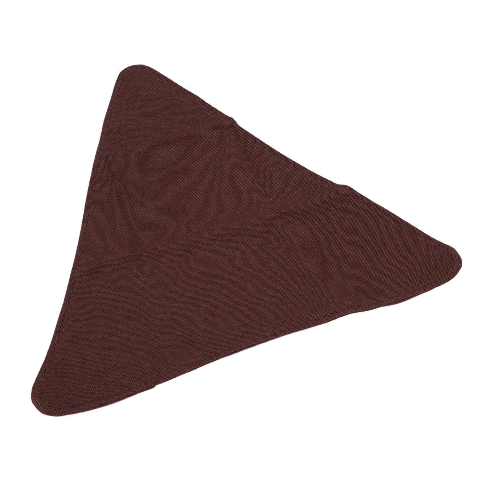 Tripod Stool Cloth Portable Foldable Triangle Stool Cloth Handcraft Anti Scratch Canvas Camping Stool Cloth for Fishing Brown - Image 6