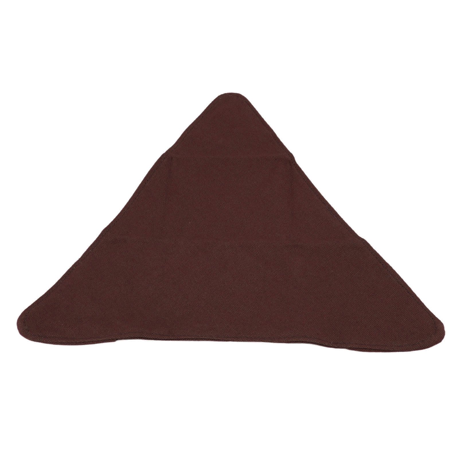 Tripod Stool Cloth Portable Foldable Triangle Stool Cloth Handcraft Anti Scratch Canvas Camping Stool Cloth for Fishing Brown - Image 7