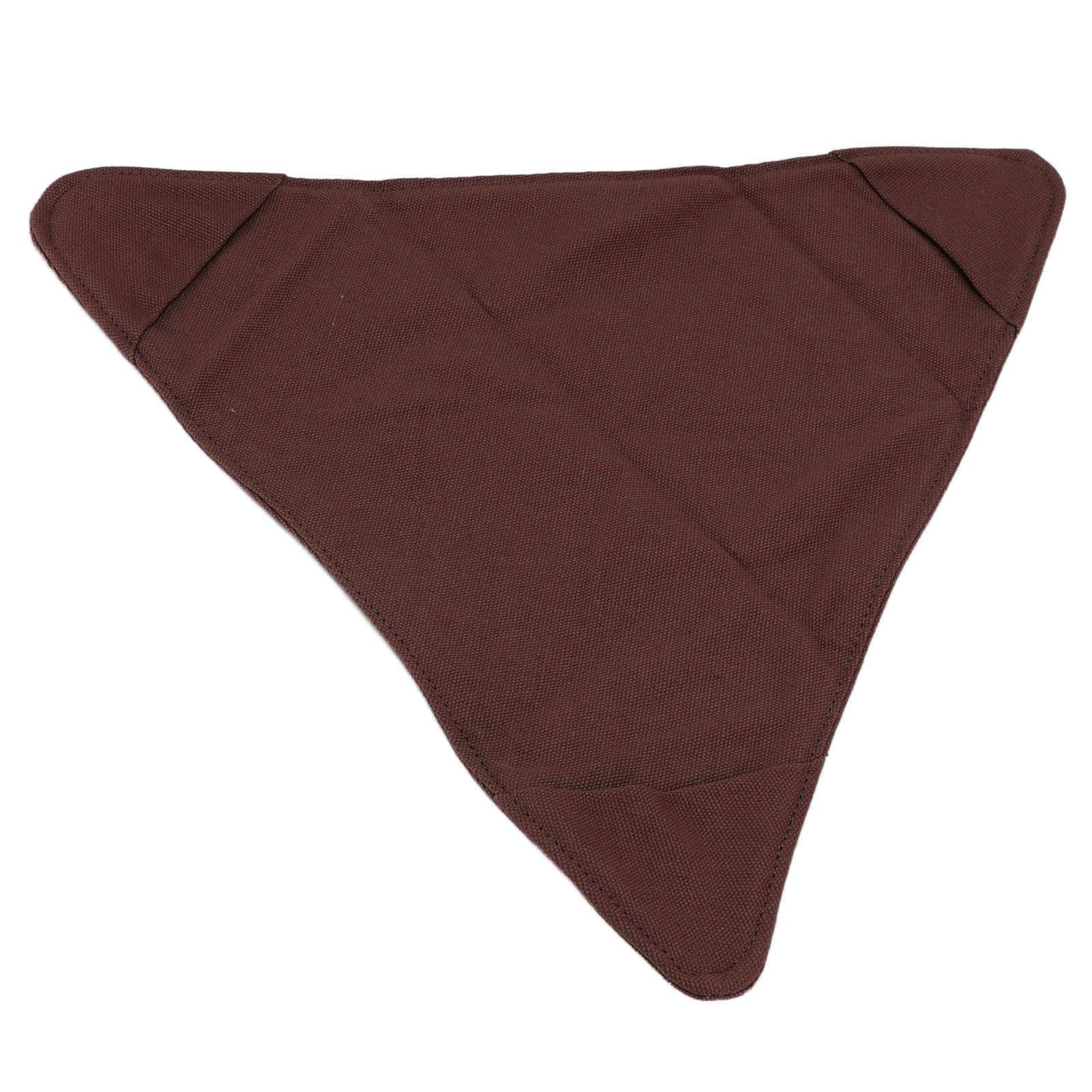 Tripod Stool Cloth Portable Foldable Triangle Stool Cloth Handcraft Anti Scratch Canvas Camping Stool Cloth for Fishing Brown - Image 8