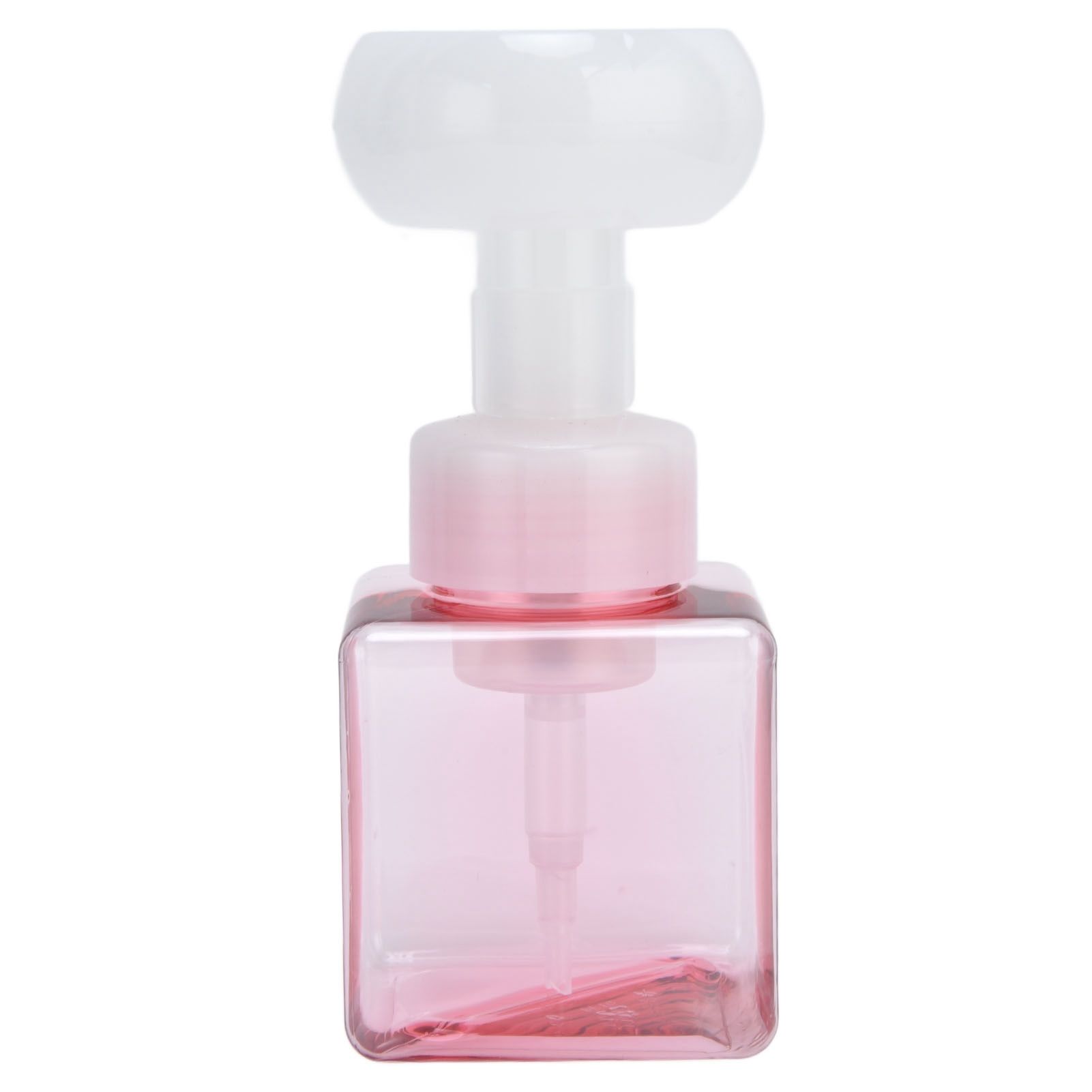 250ml Foaming Bottle PETG Plastic Flower Foam Dispenser Square Bottles for Cosmetic PackagingTransparent Powder - Image 3