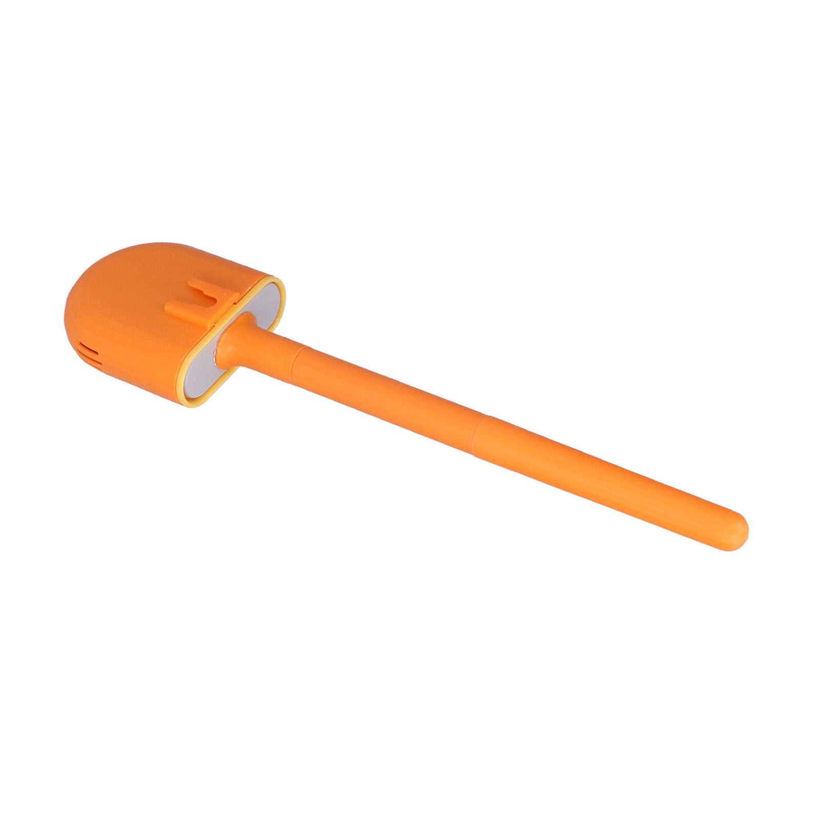 Wall Mounted Toilet Brush Drying Holder Set with Detachable Handle Cleaning Tool for Home Hotel BathroomOrange - Image 6