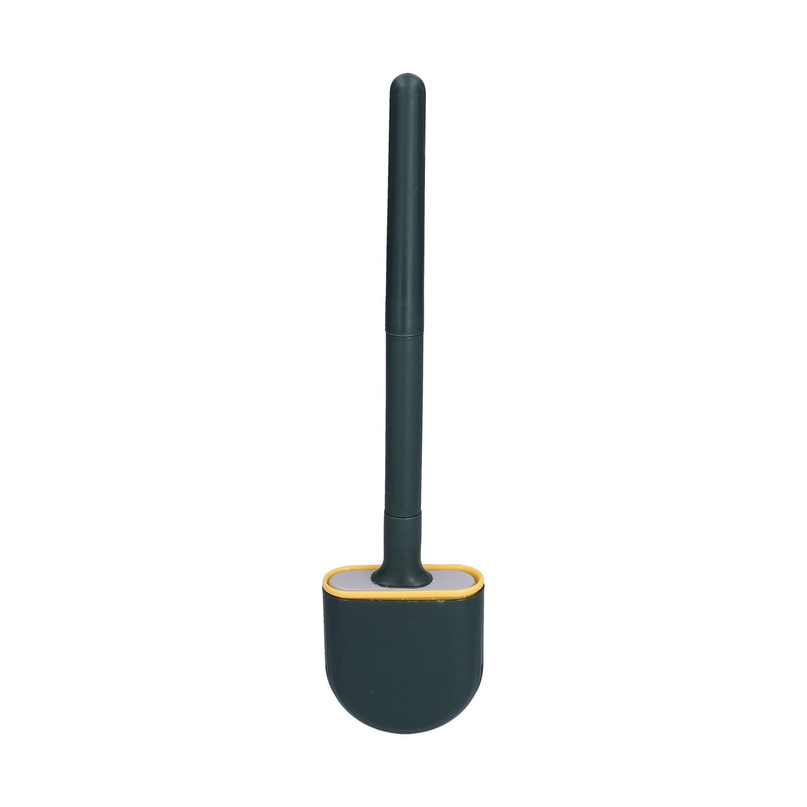 Wall Mounted Toilet Brush Drying Holder Set with Detachable Handle Cleaning Tool for Home Hotel BathroomGreen - Image 1