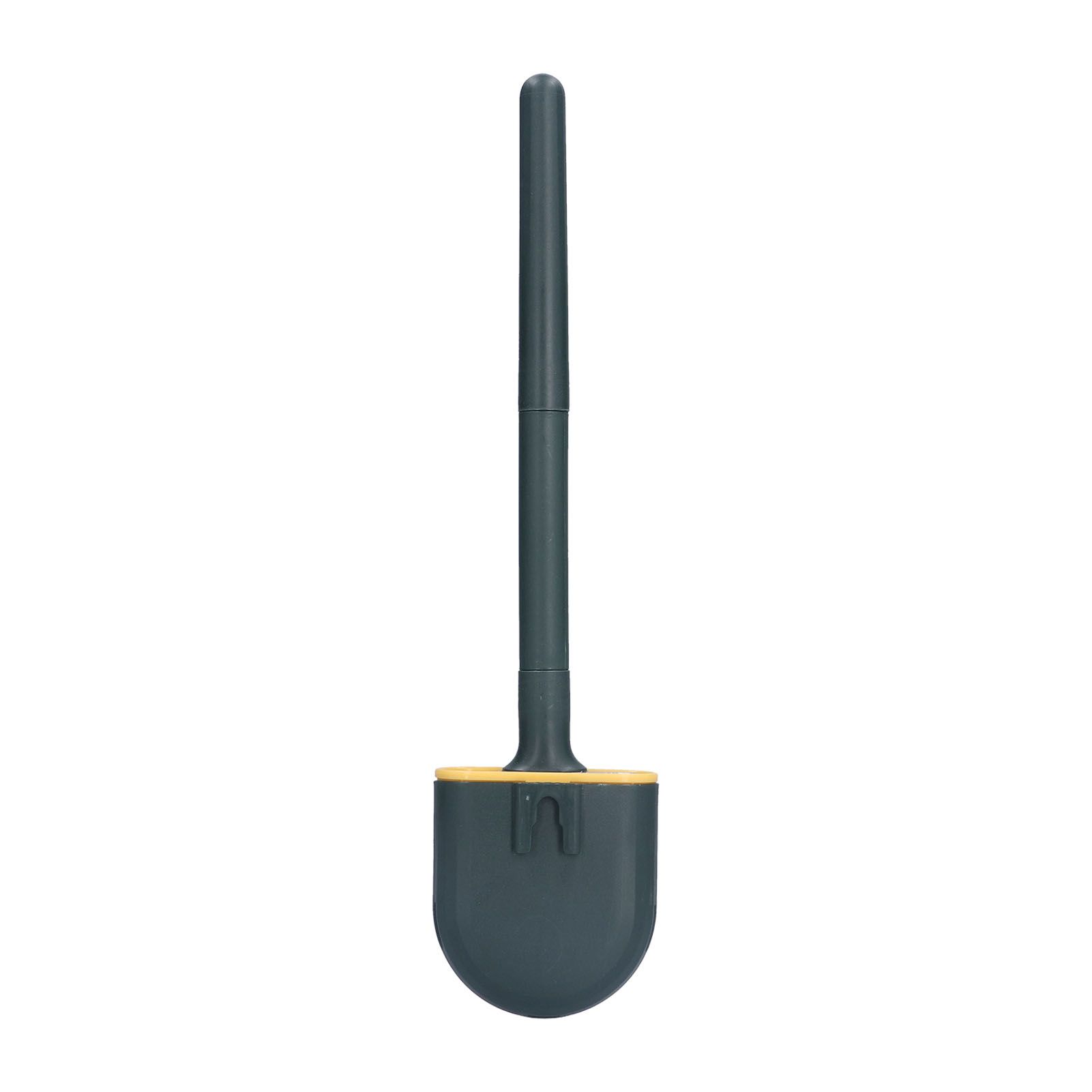 Wall Mounted Toilet Brush Drying Holder Set with Detachable Handle Cleaning Tool for Home Hotel BathroomGreen - Image 3