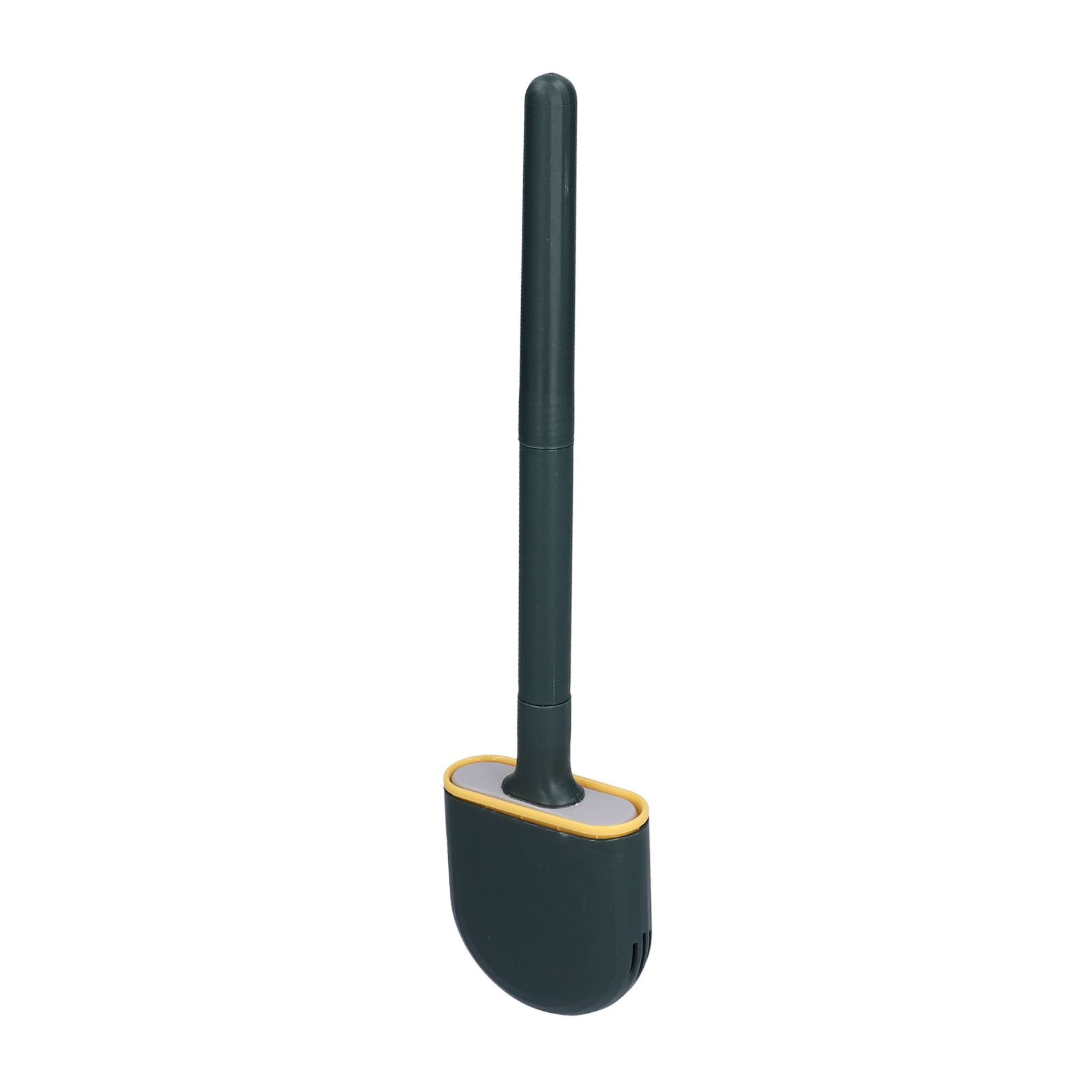 Wall Mounted Toilet Brush Drying Holder Set with Detachable Handle Cleaning Tool for Home Hotel BathroomGreen - Image 4