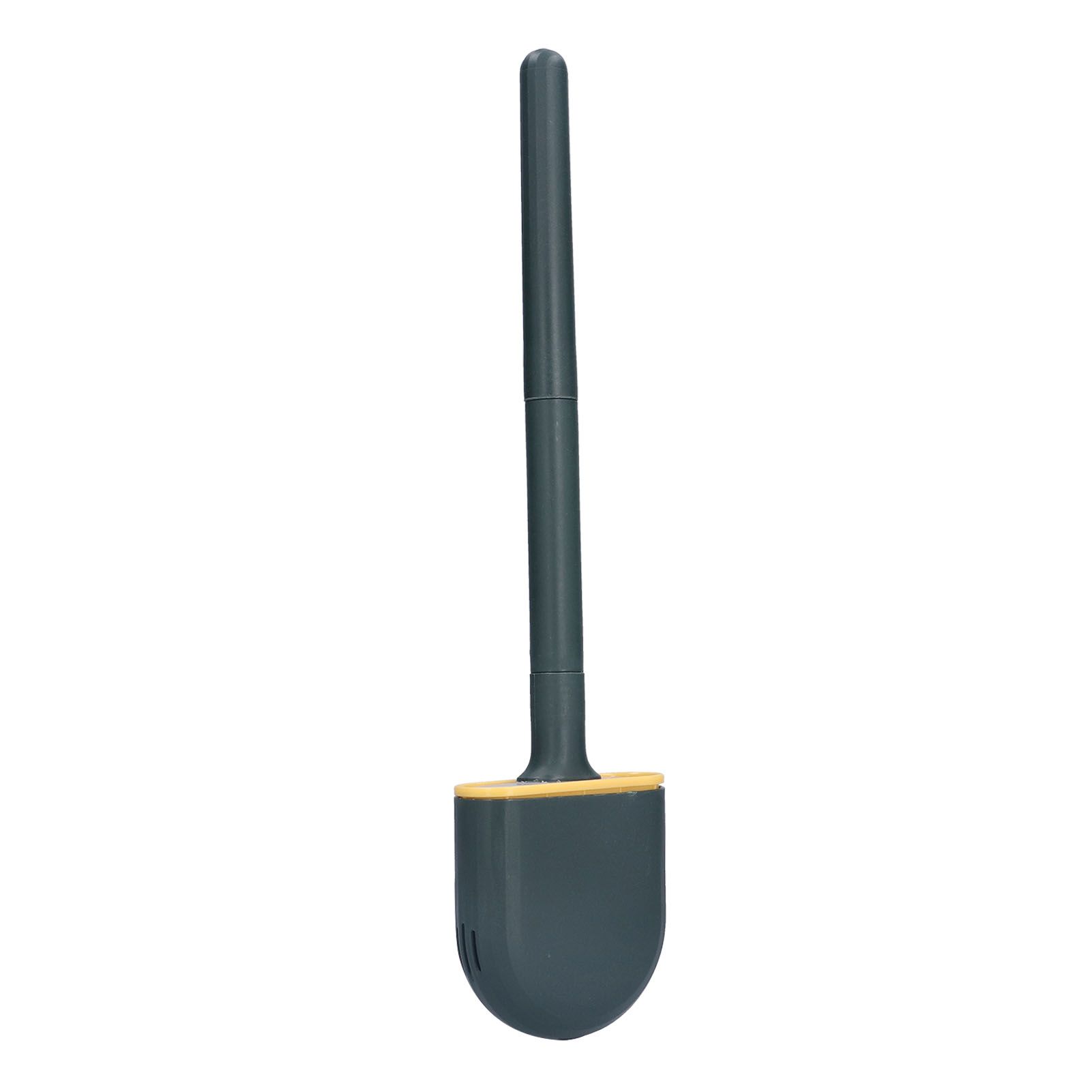 Wall Mounted Toilet Brush Drying Holder Set with Detachable Handle Cleaning Tool for Home Hotel BathroomGreen - Image 6