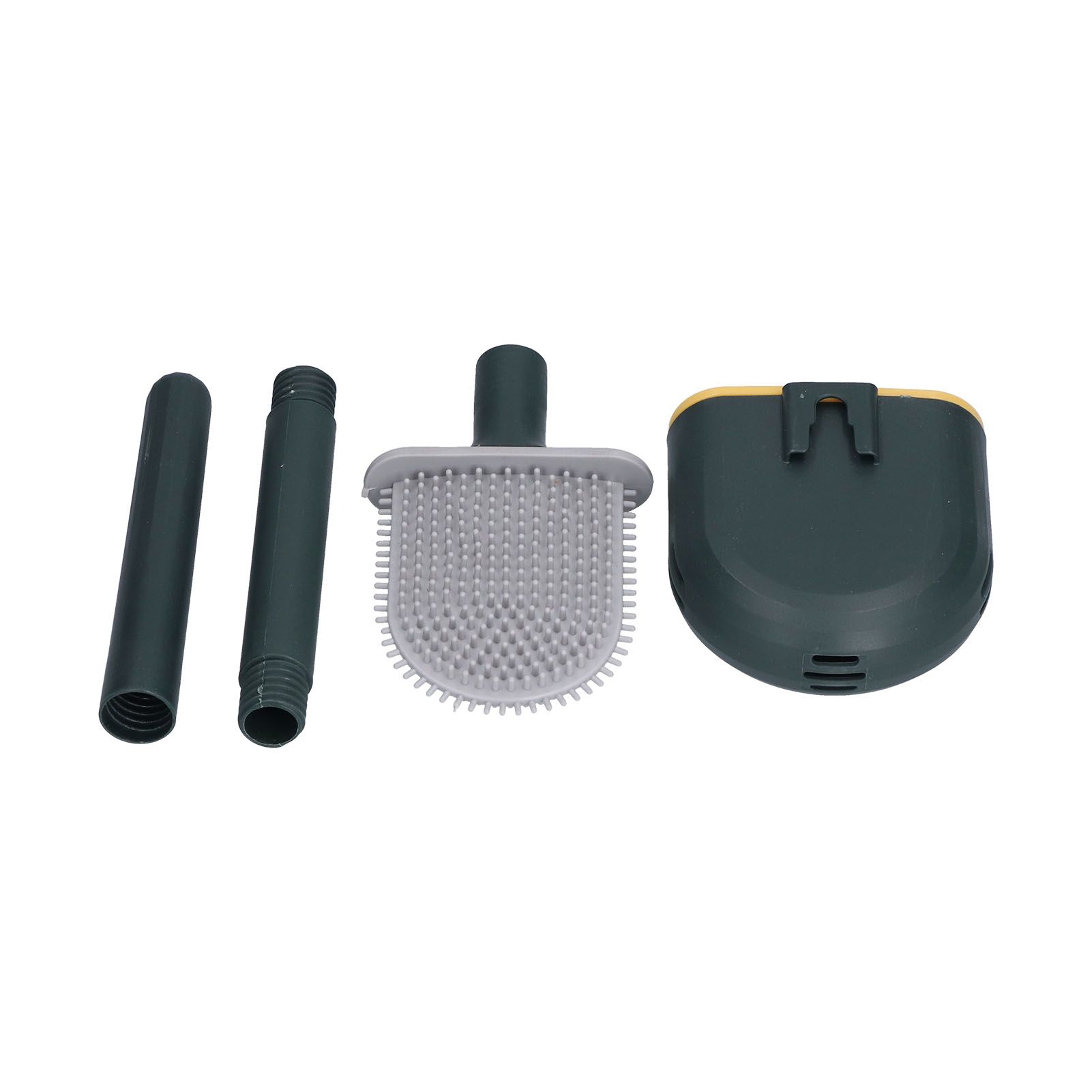 Wall Mounted Toilet Brush Drying Holder Set with Detachable Handle Cleaning Tool for Home Hotel BathroomGreen - Image 8