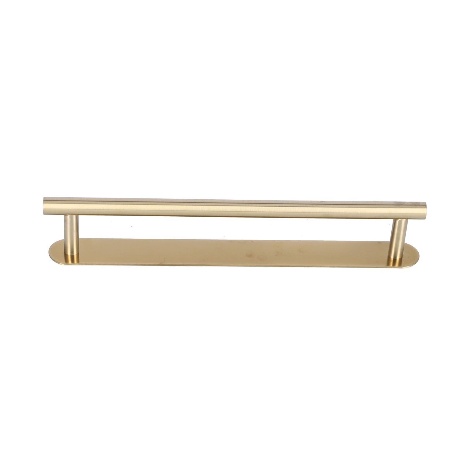 Single Rod Towel Bar 304 Stainless Steel Wall Mount Adhesive Kitchen Dish Cloth Hanger Brushed Towel Rack for Home40cm - Image 1