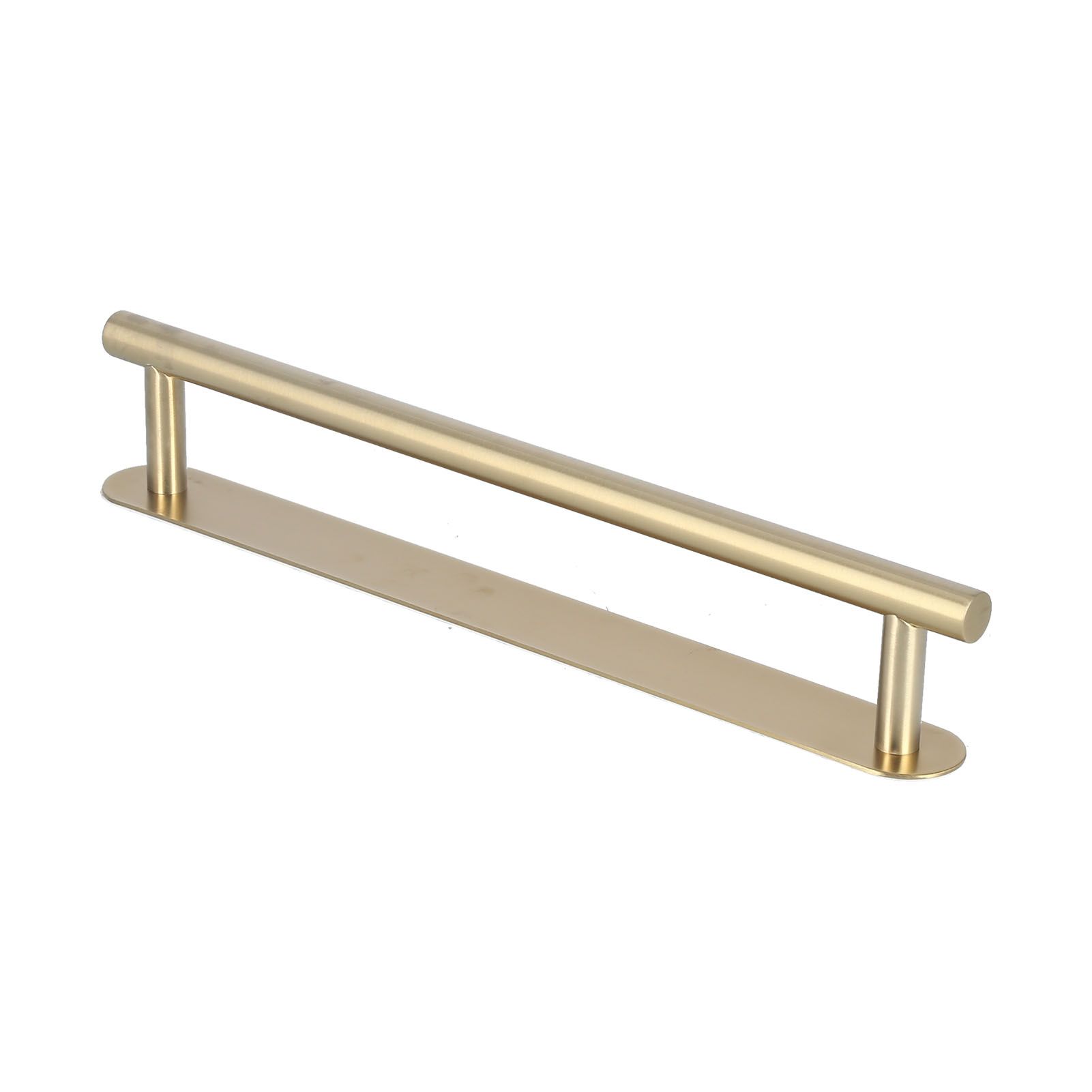 Single Rod Towel Bar 304 Stainless Steel Wall Mount Adhesive Kitchen Dish Cloth Hanger Brushed Towel Rack for Home40cm - Image 2