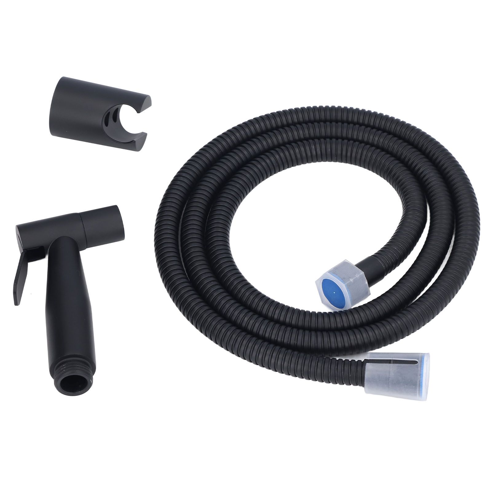 Bidet Sprayer Stainless Steel G1/2 Adjustable Water Pressure Portable Space Saving Easy Installation Handheld Bidet SprayerMatte Black - Image 4