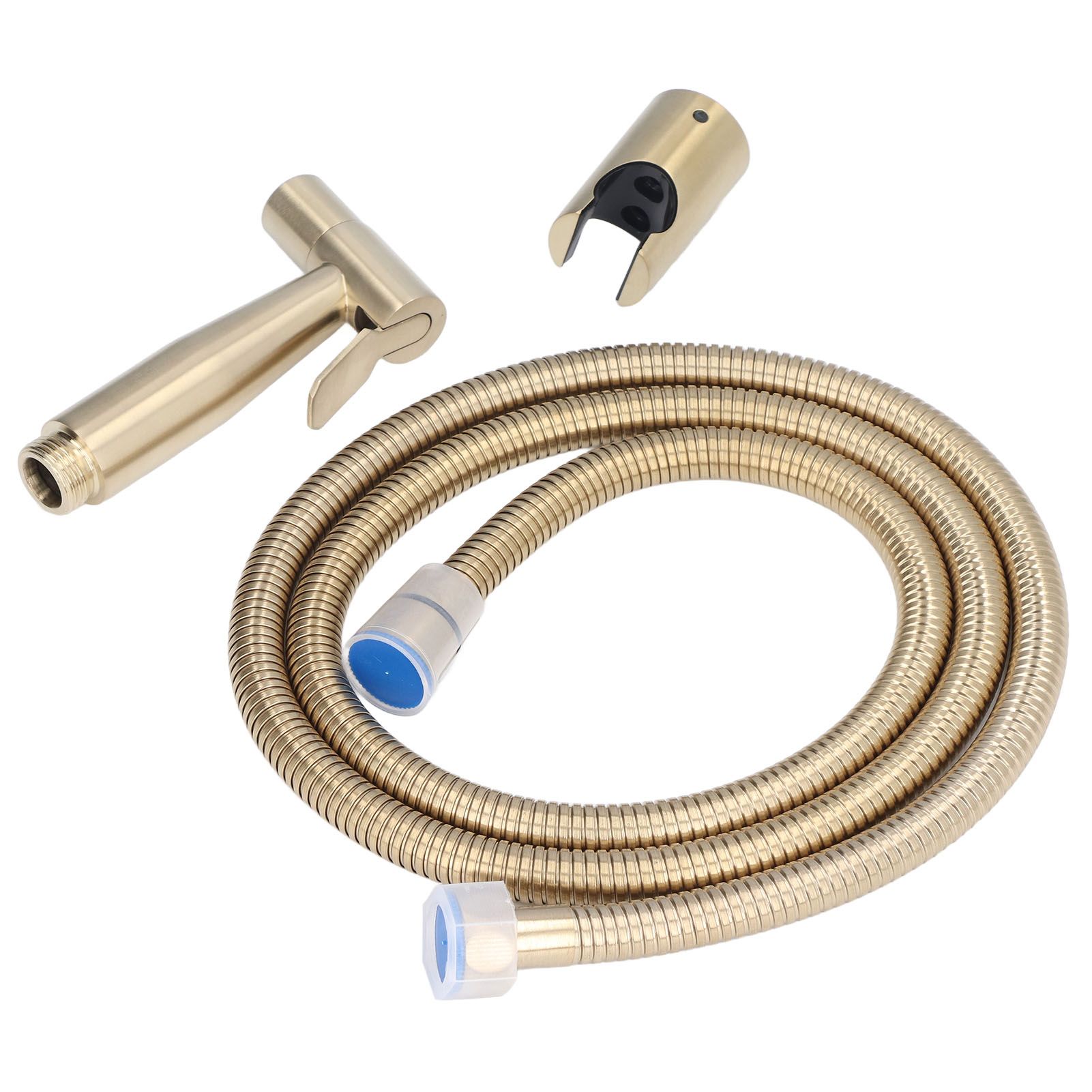 Bidet Sprayer Stainless Steel G1/2 Adjustable Water Pressure Portable Space Saving Easy Installation Handheld Bidet SprayerGold - Image 4