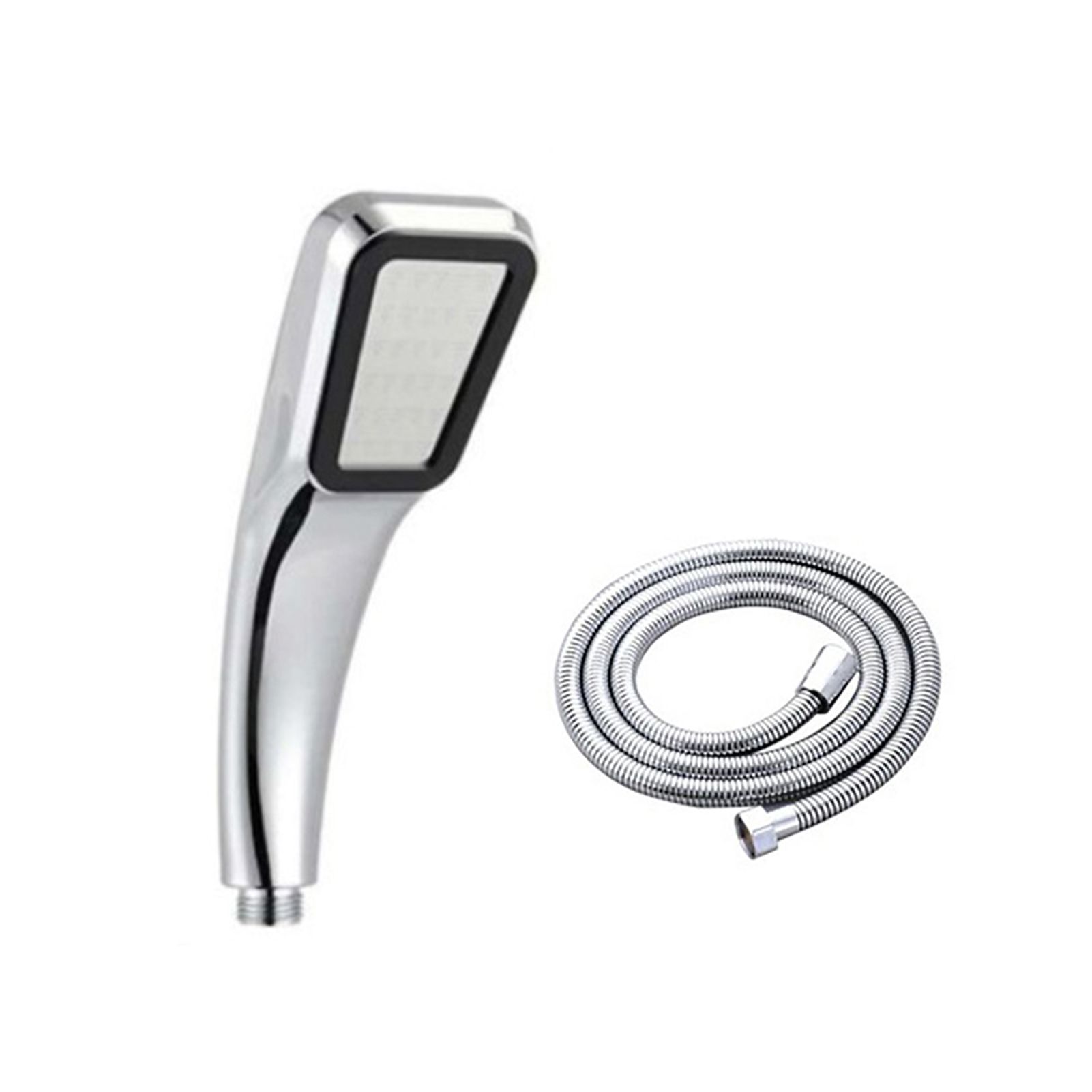 Shower Head 300 Holes Water Saving High Pressure Handheld Rectangular Bathroom Shower Accessories(Shower Head Pipe ) - Image 1