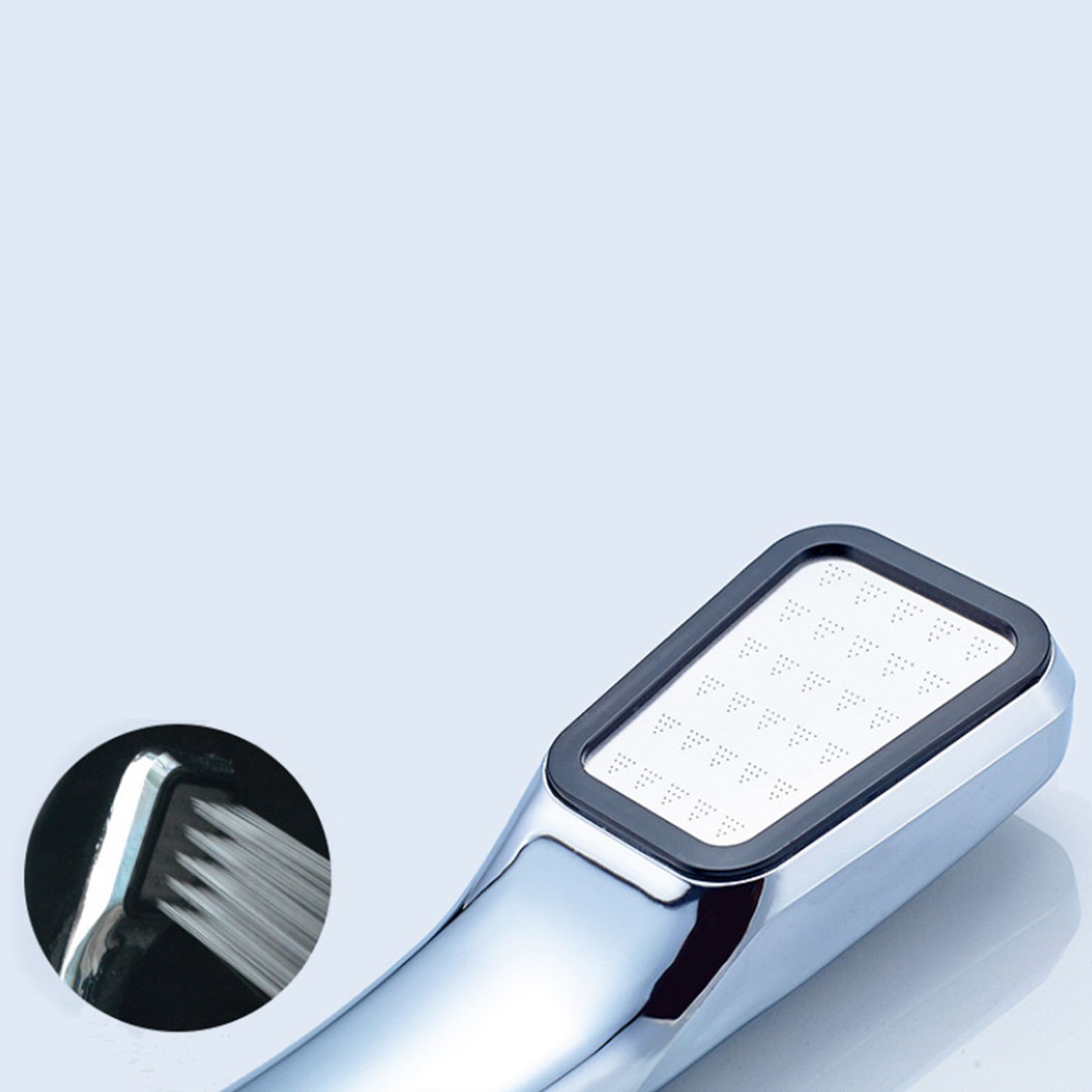 Shower Head 300 Holes Water Saving High Pressure Handheld Rectangular Bathroom Shower Accessories(Shower Head Pipe ) - Image 2