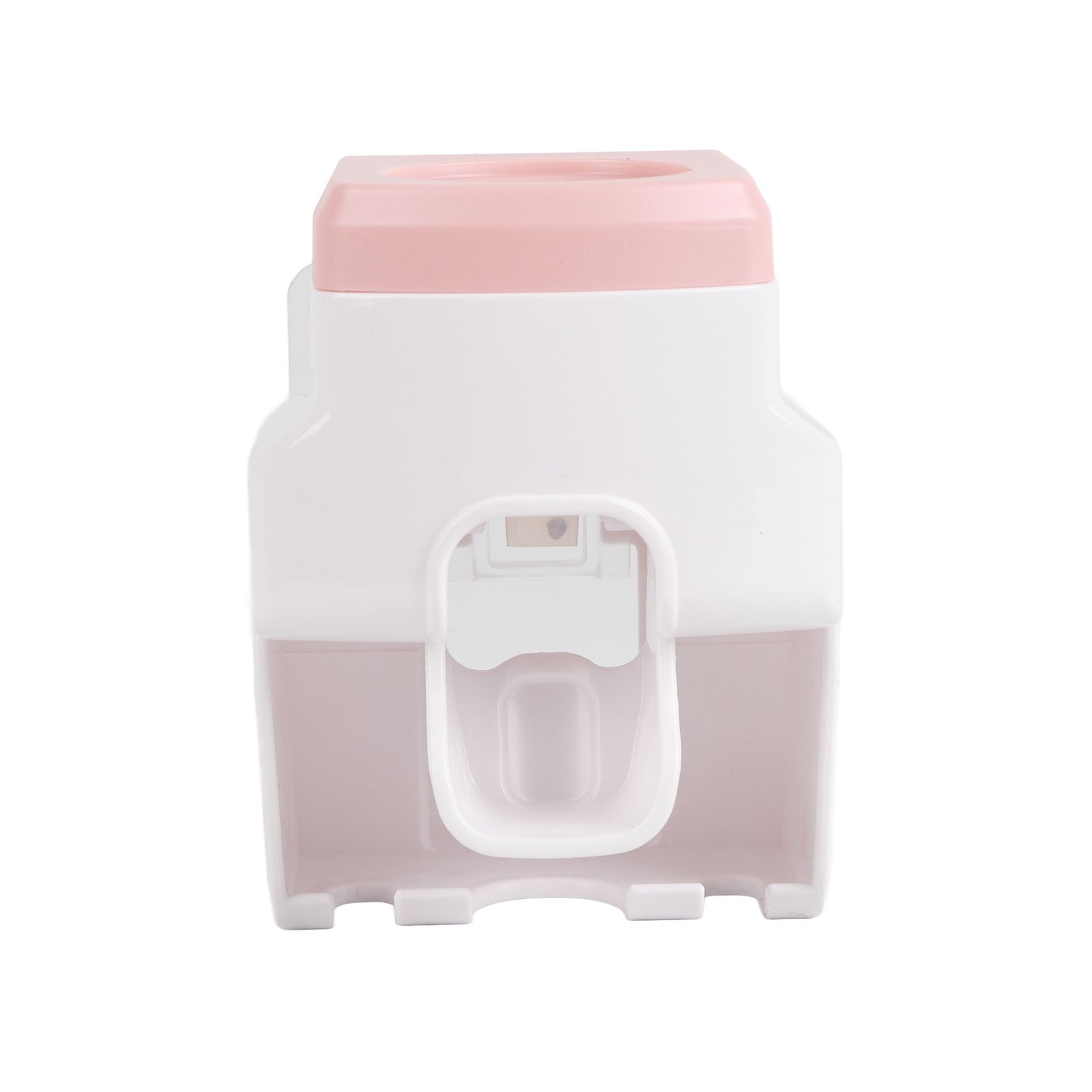 Automatic Toothpaste Dispenser Squeezer with Toothbrush Holder Wall Mounted for Bathroom Adults KidsPink - Image 2