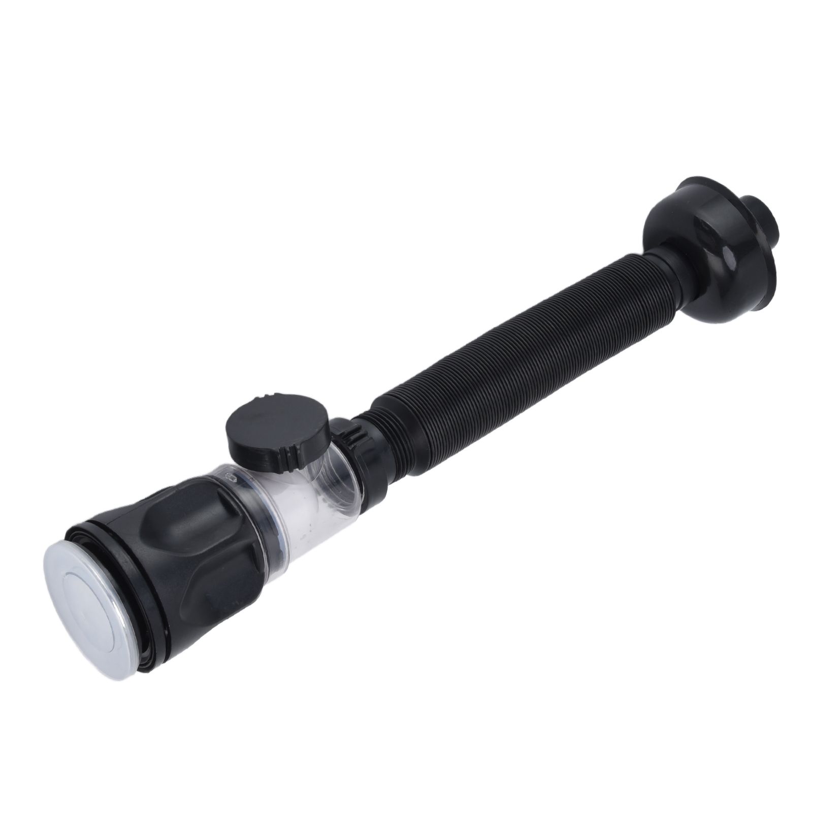 Basin Drain Pipe Wash Basin Sink Drain Hose Flexible PVC Water Pipe for Kitchen Bathroom BlackMulti Function with Bounce - Image 2